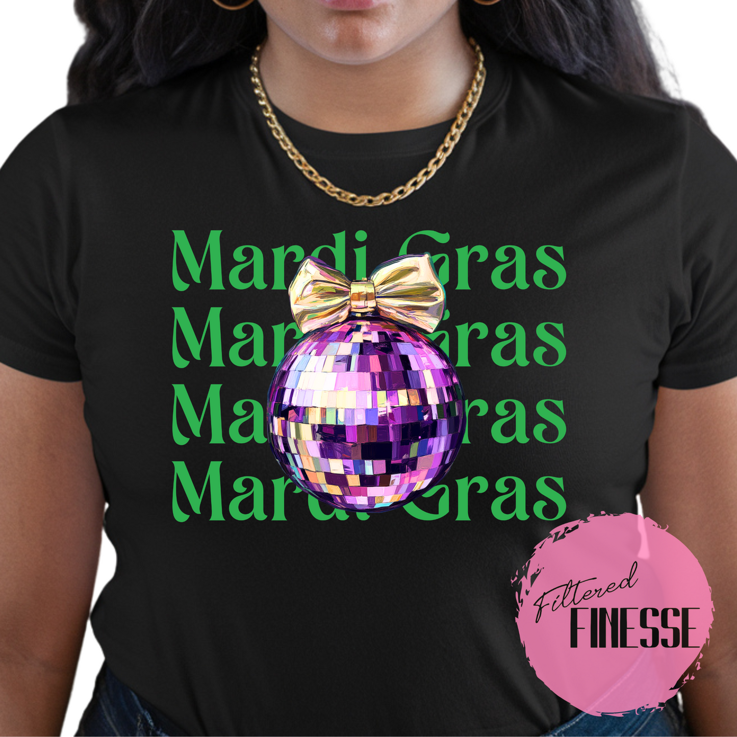 Mardi Gras Rainbow Disco T-Shirt