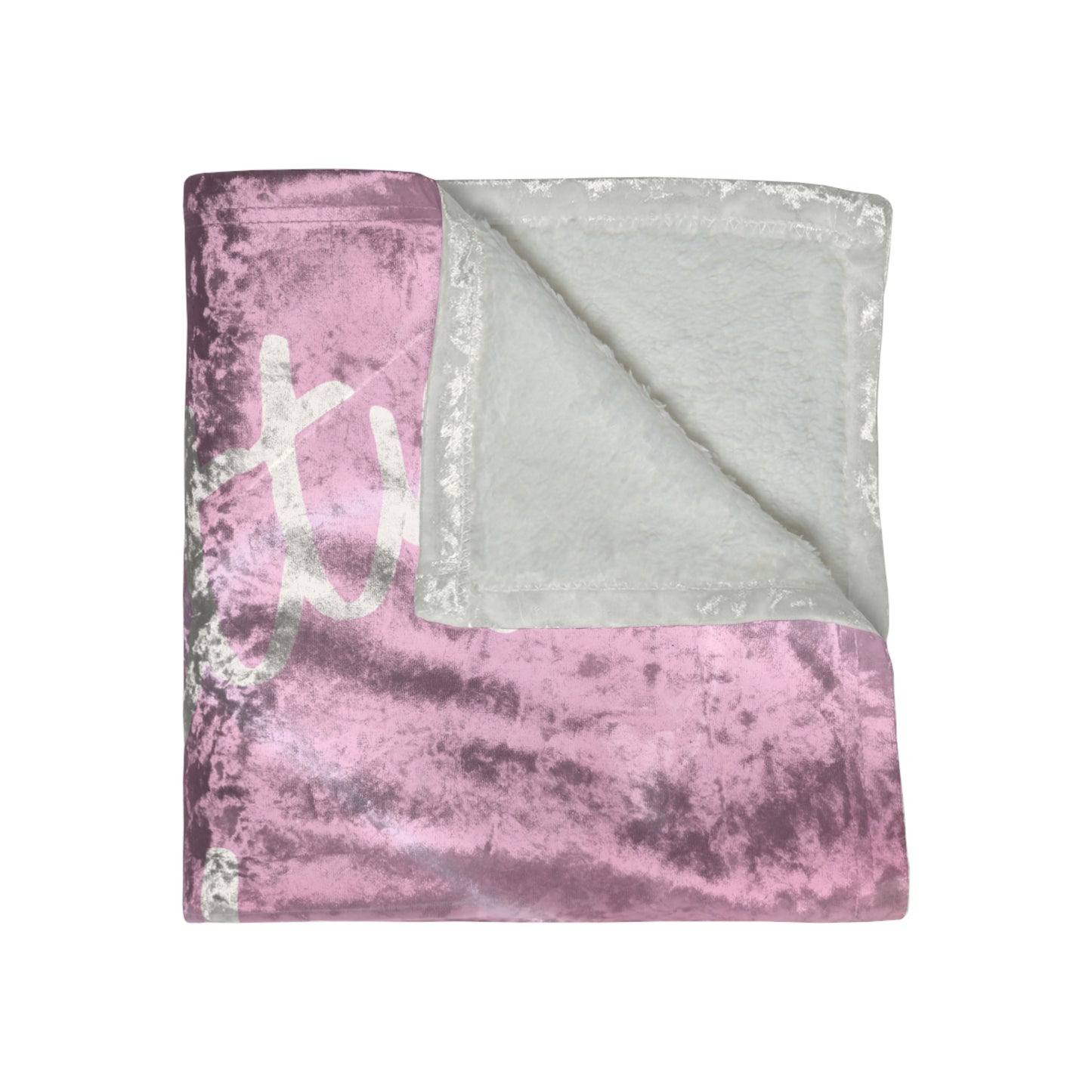 Shimmer Pretty Little Thing Aura Crushed Velvet Blanket