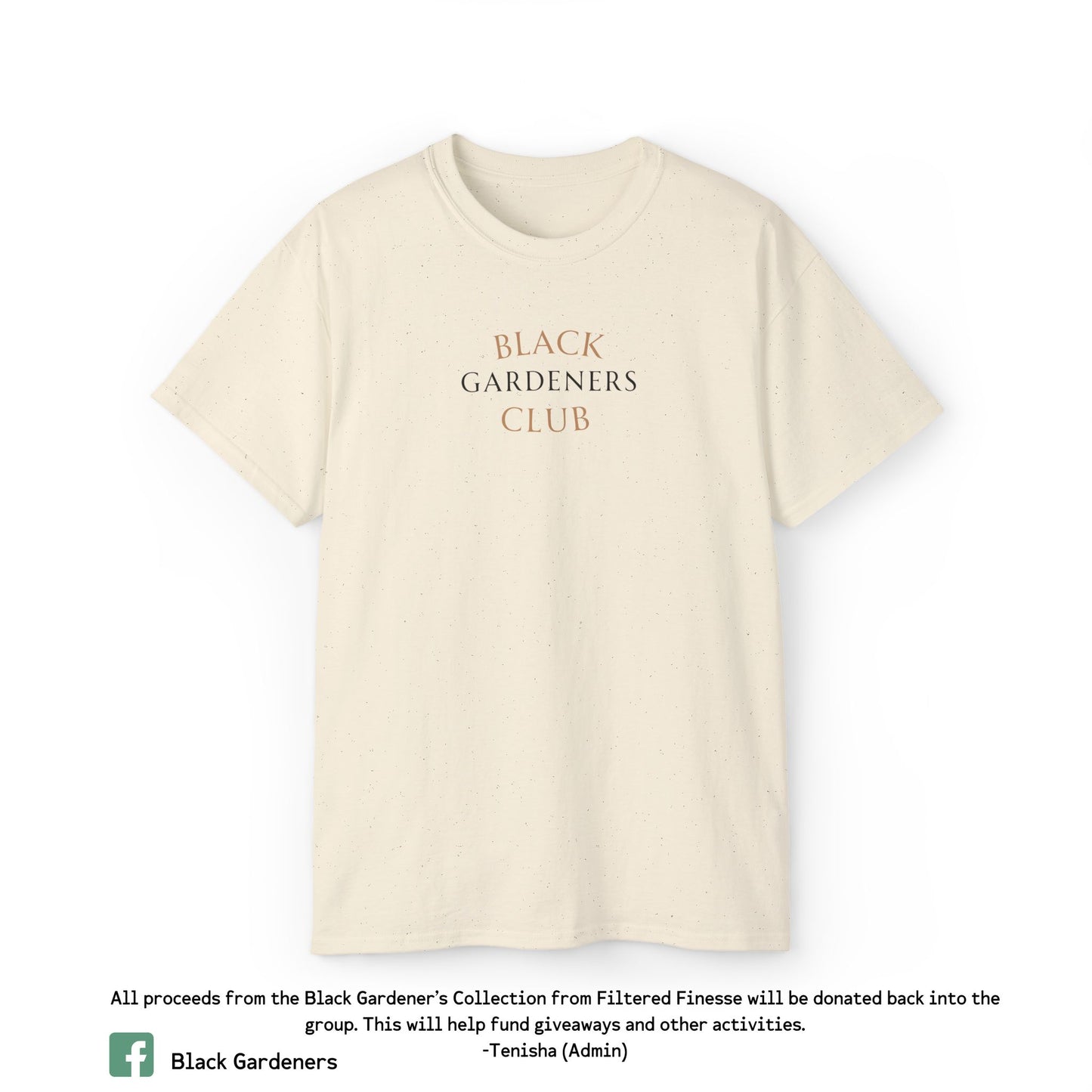 Minimalist Black Garden Club T-Shirt