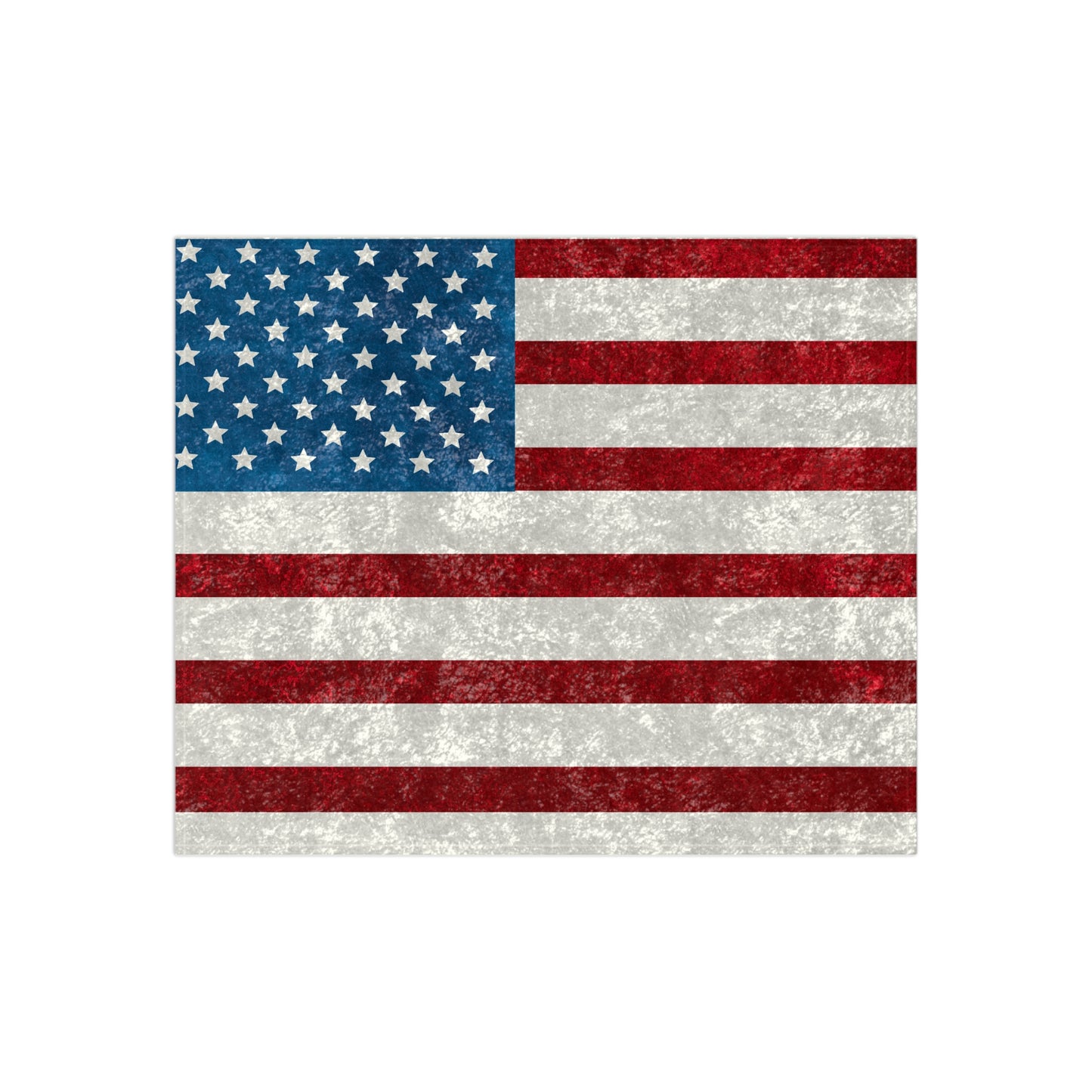 American Flag Red White Blue Crushed Velvet Blanket| Soft Blanket College Room