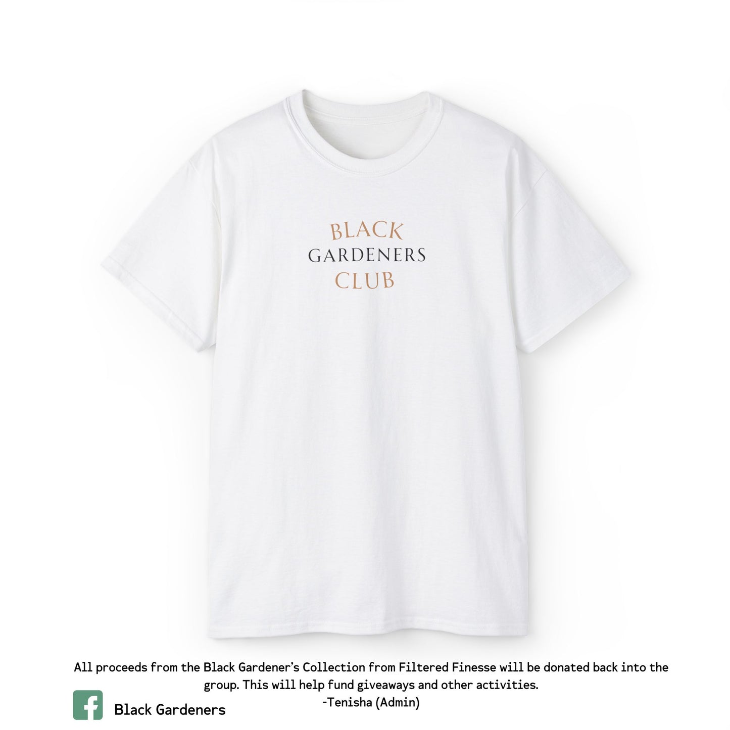 Minimalist Black Garden Club T-Shirt
