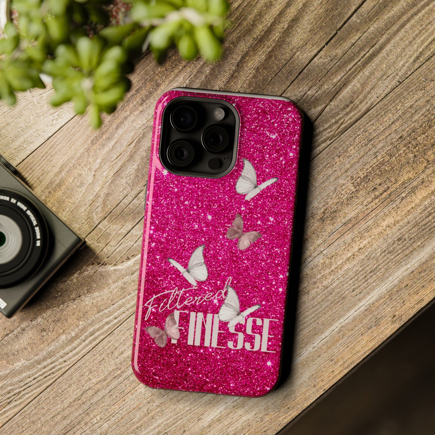 FF Glitter Butterflies Tough Case