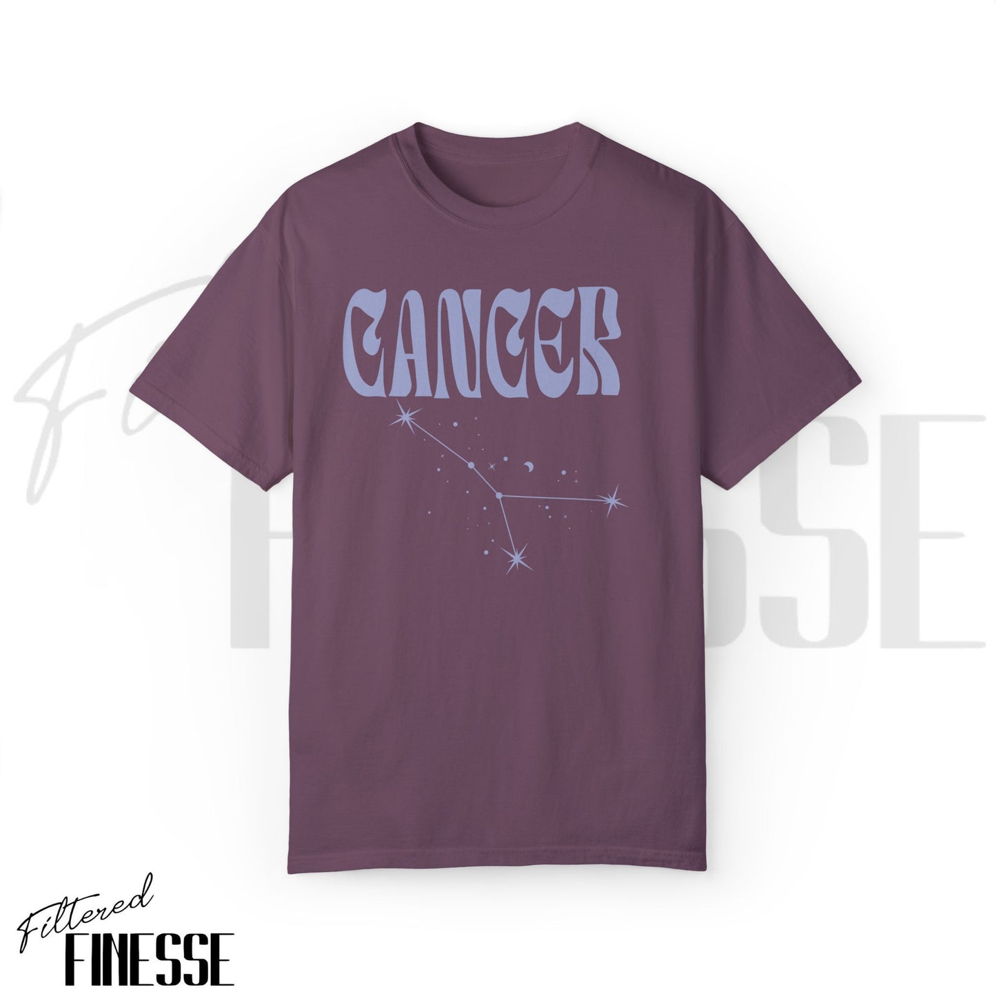 Cancer Comfort Colors T-Shirt | Zodiac Star Sign Birthday
