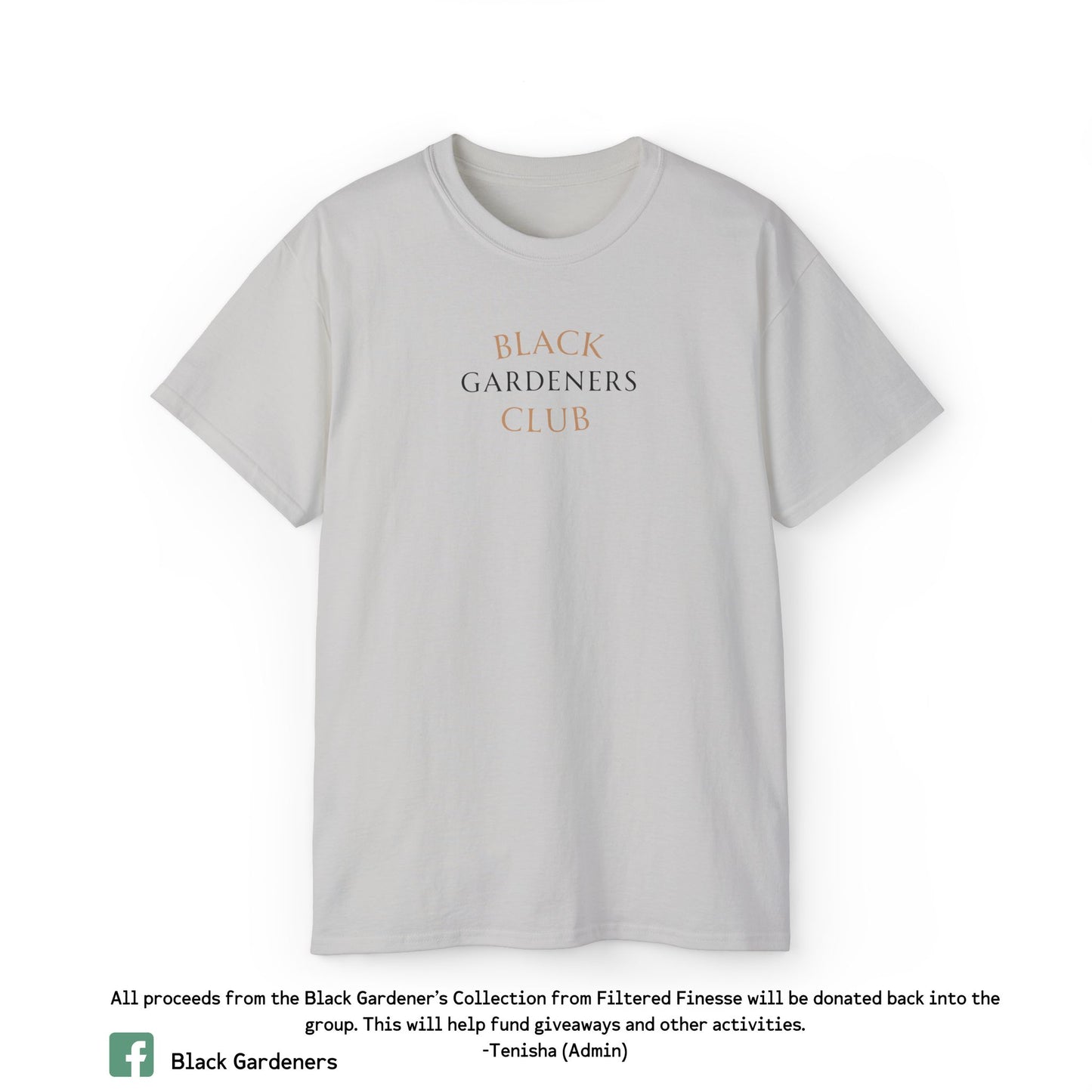 Minimalist Black Garden Club T-Shirt