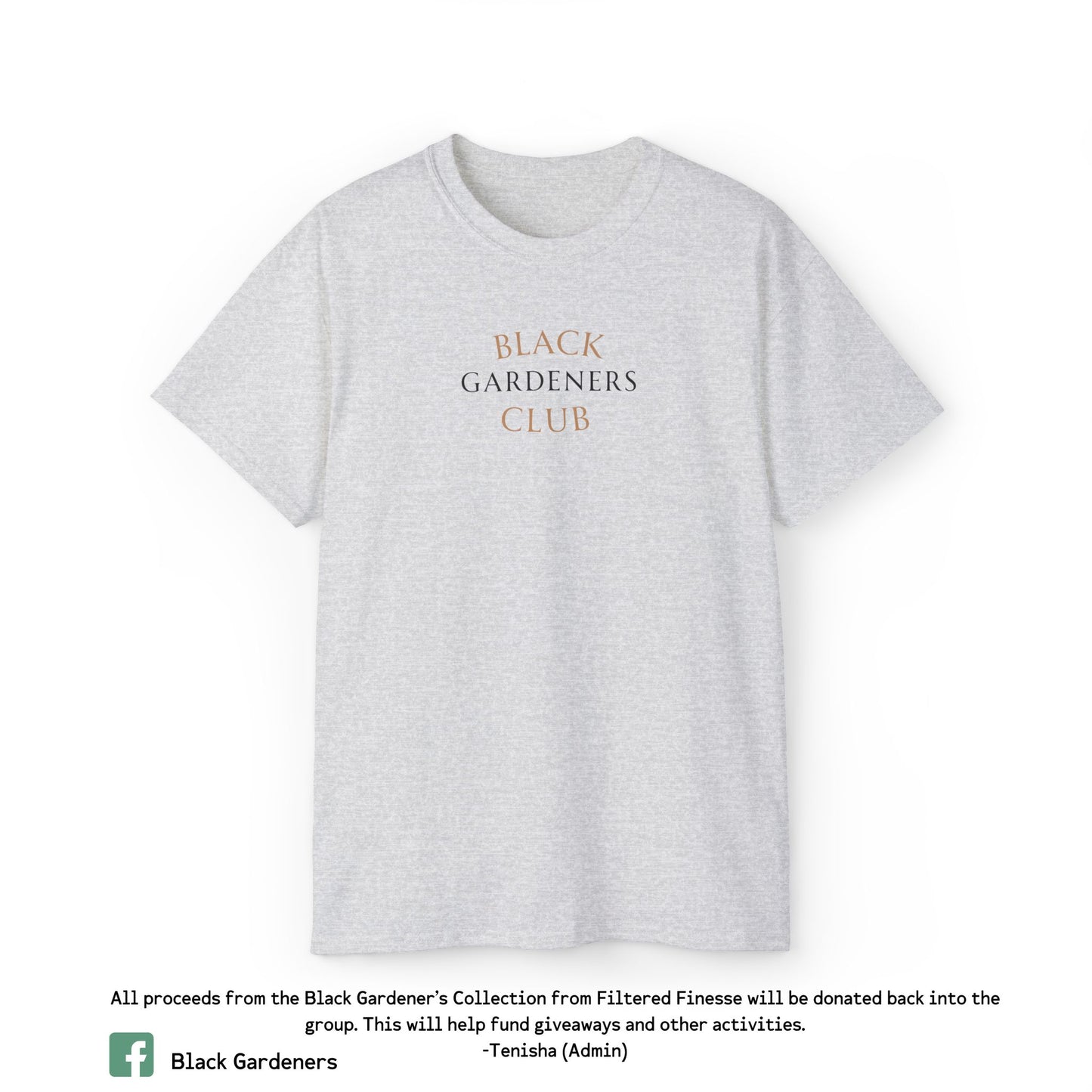 Minimalist Black Garden Club T-Shirt