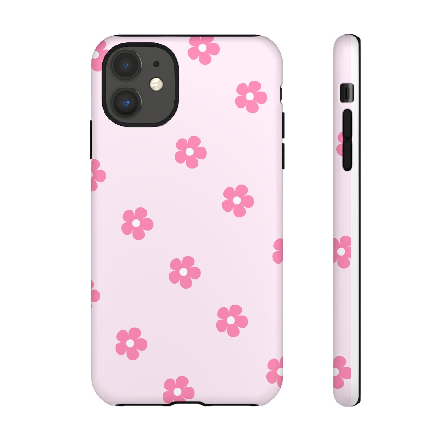 Pink Floral Minimalist Tough Case