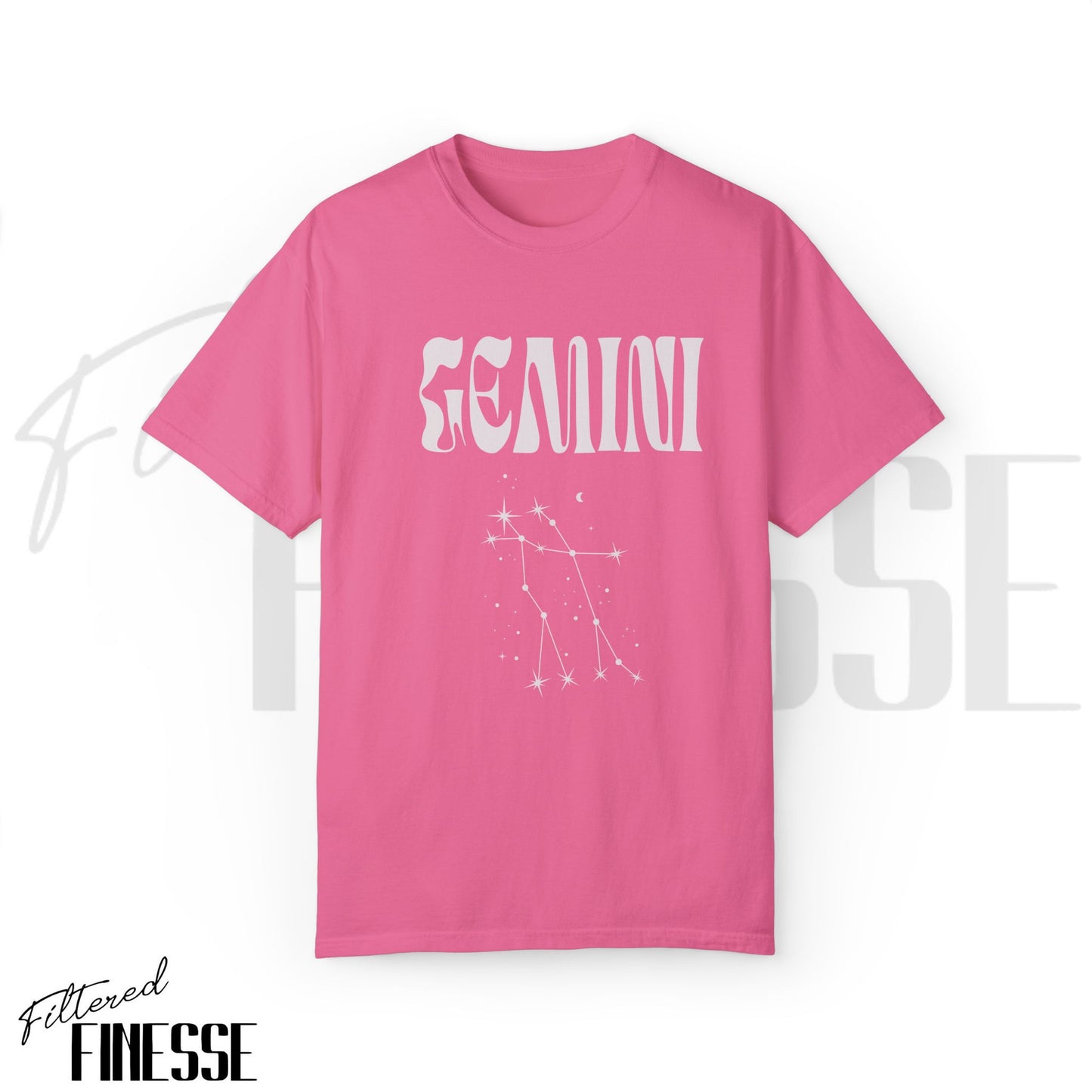 Gemini Comfort Colors T-Shirt | Zodiac Star Sign Birthday