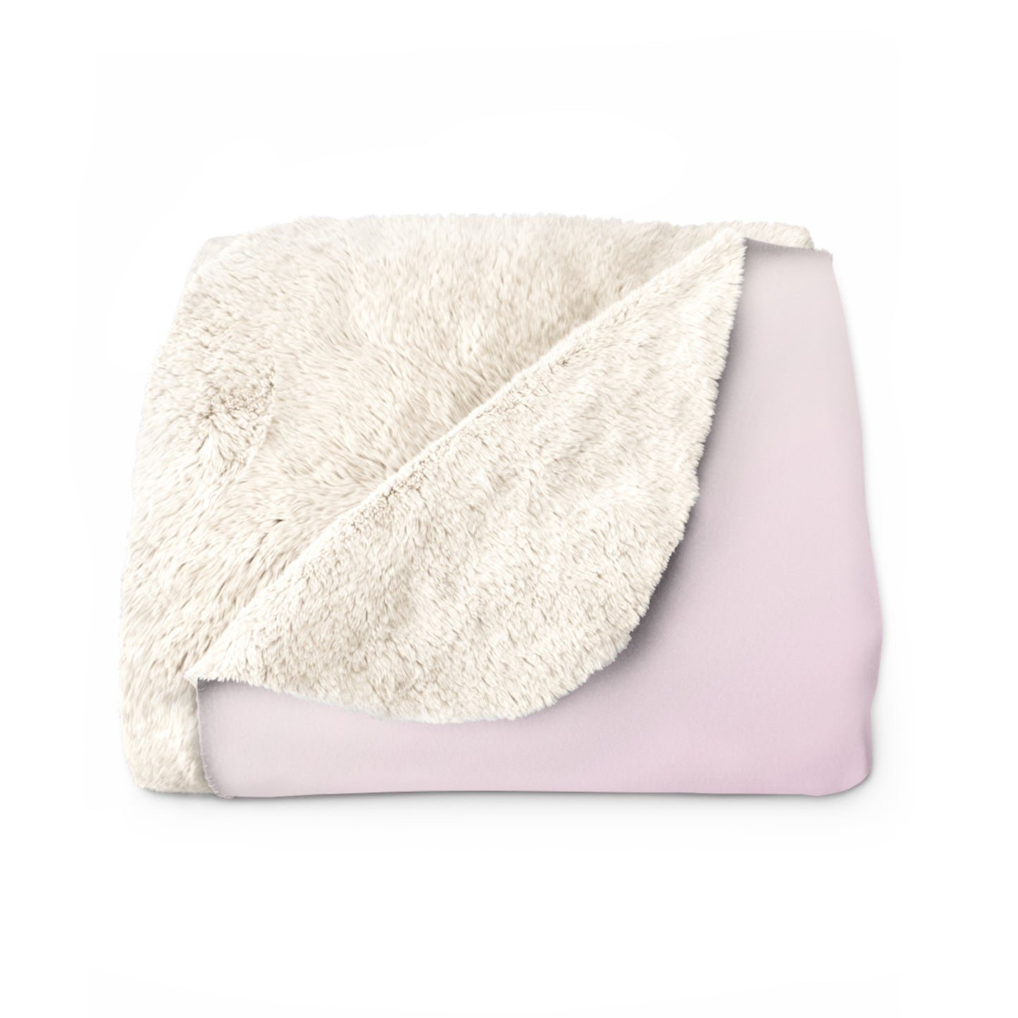 Pink Ombre Babygirl Butterfly Sherpa Blanket