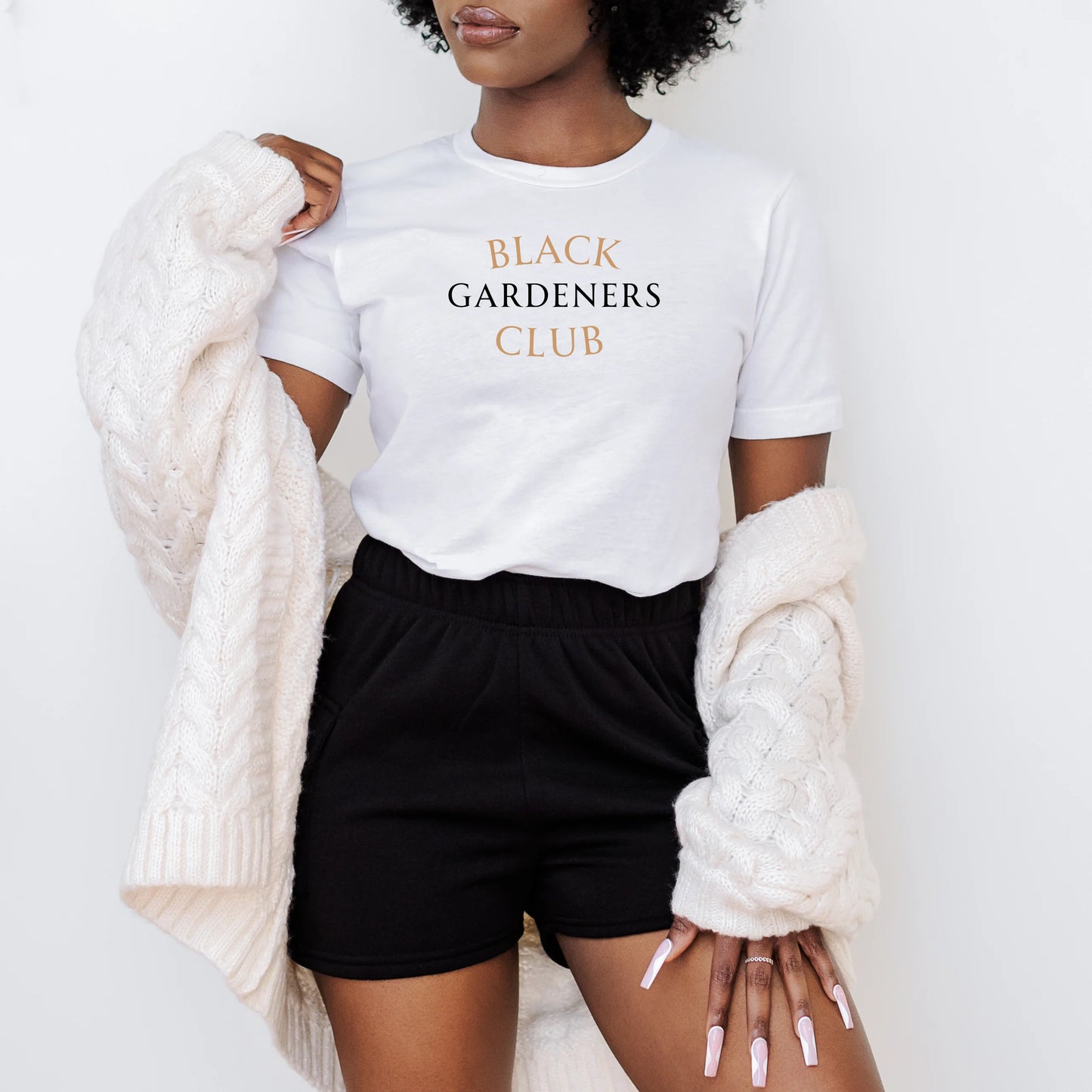 Minimalist Black Garden Club T-Shirt
