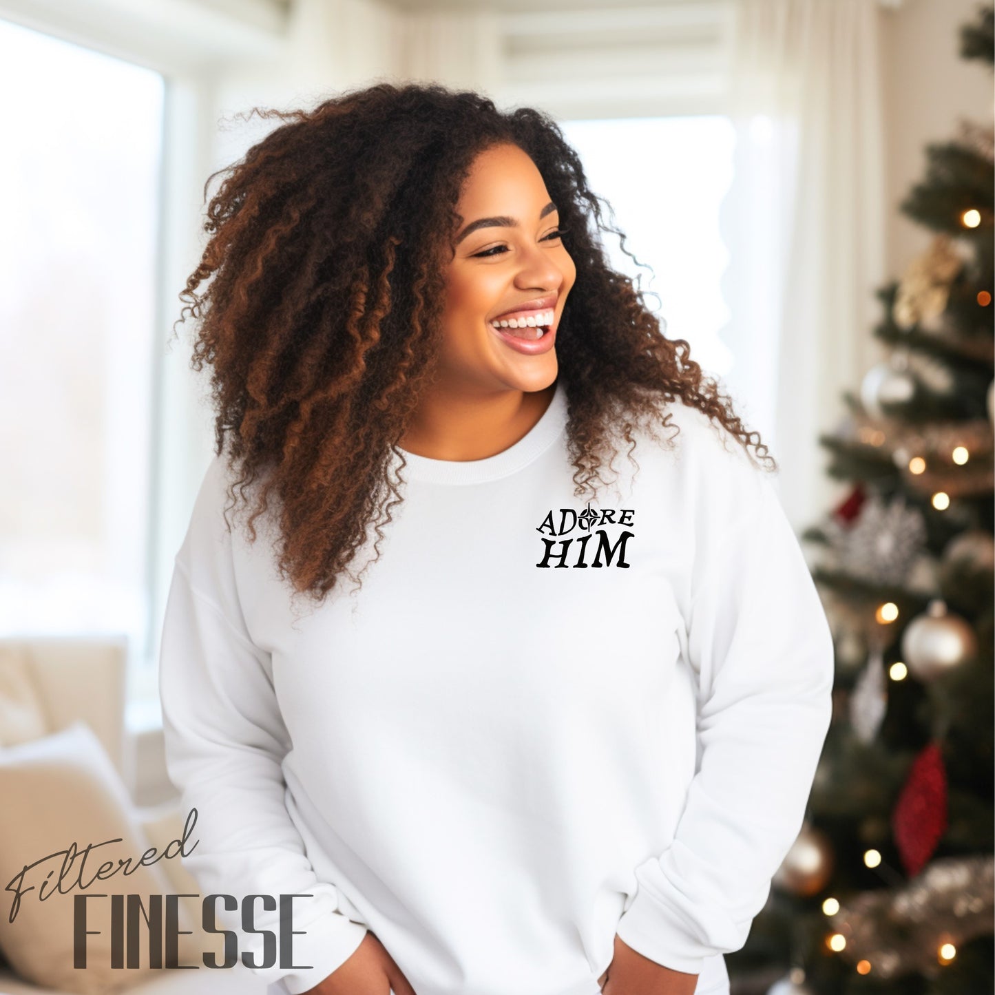 Let Us Adore Him Sweatshirt