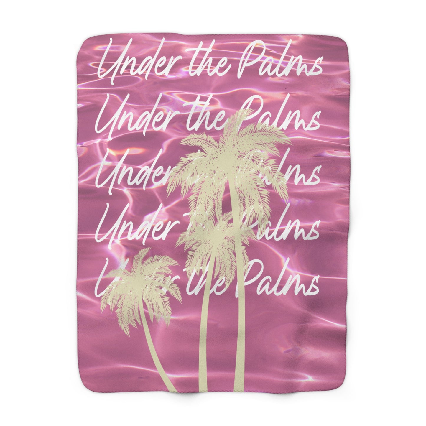 Under the Palms Cozy Sherpa Blanket for HER