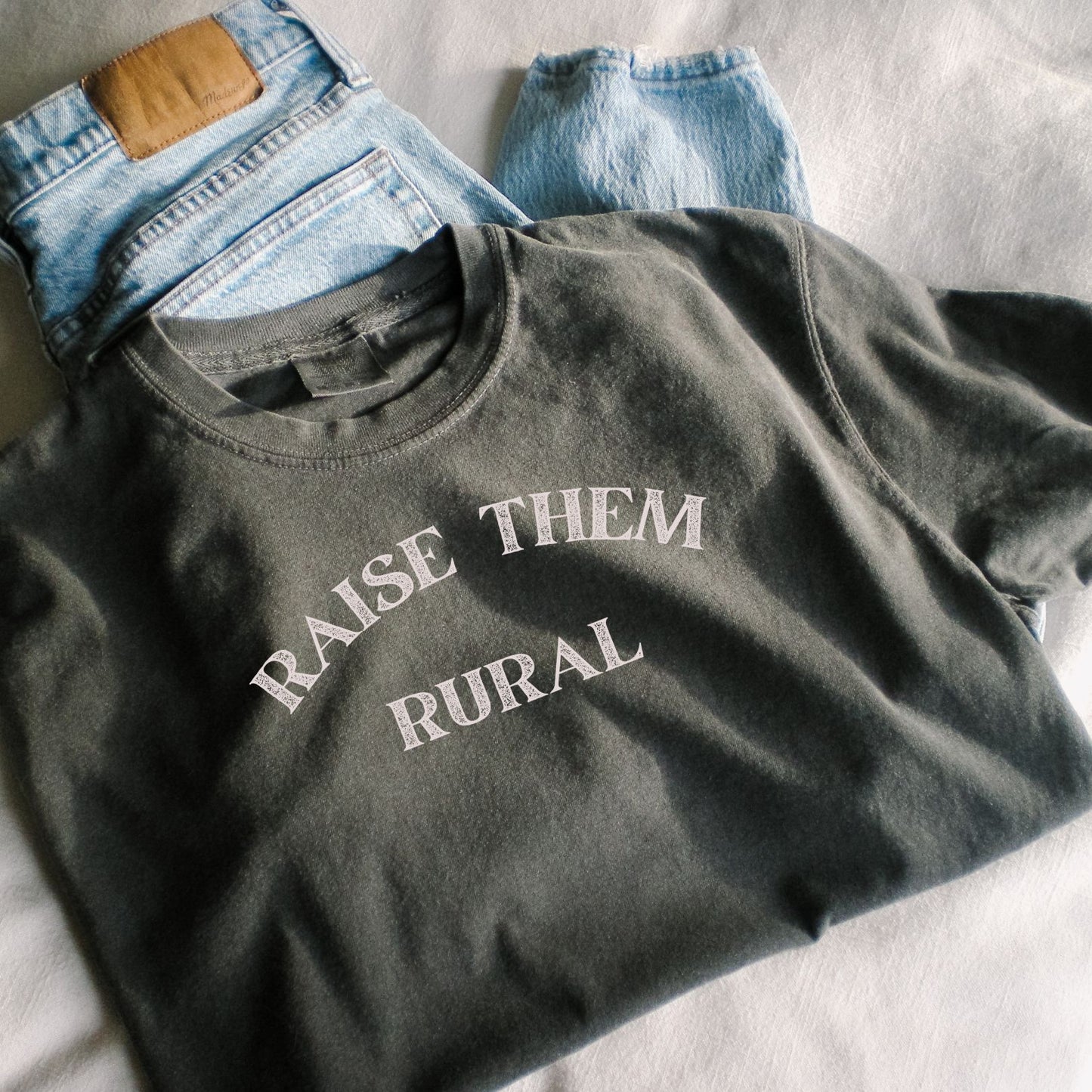 Raise them Rural Comfort Colors T-Shirt
