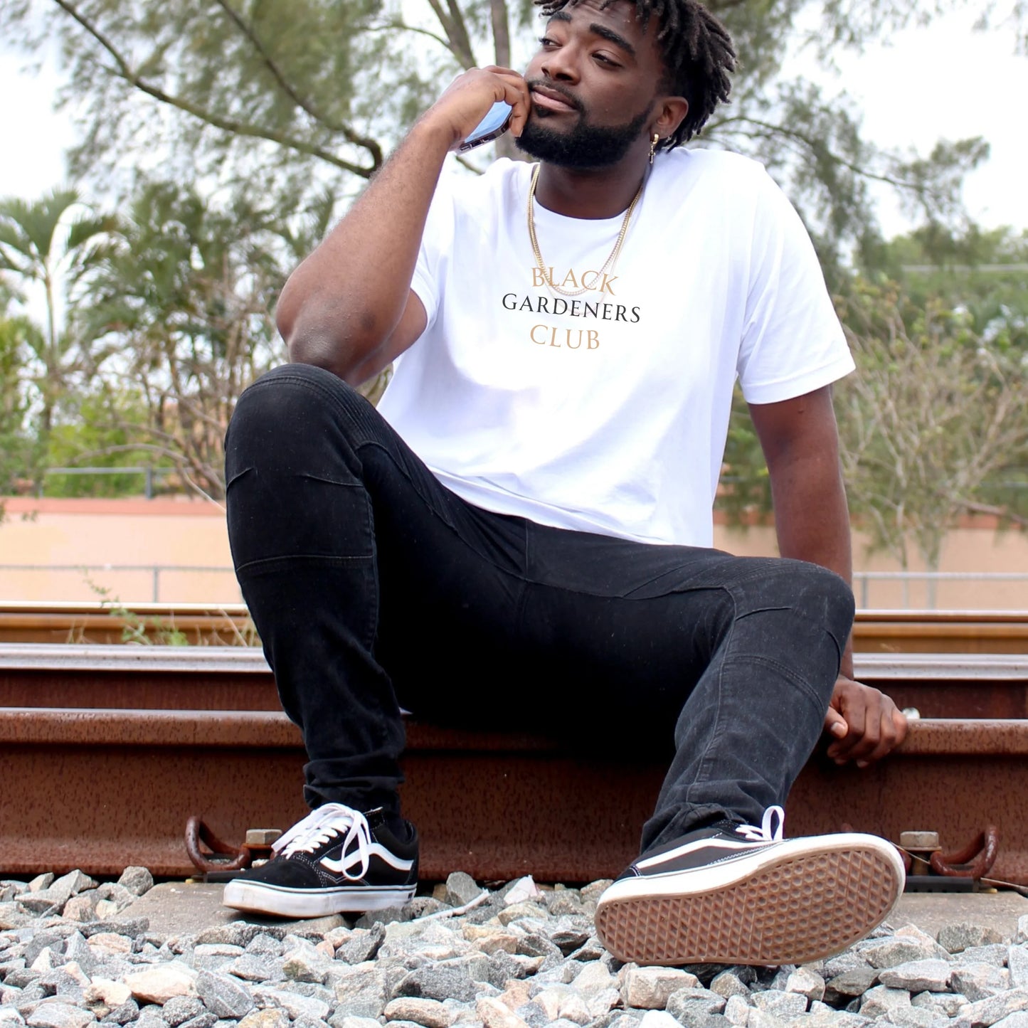 Minimalist Black Garden Club T-Shirt