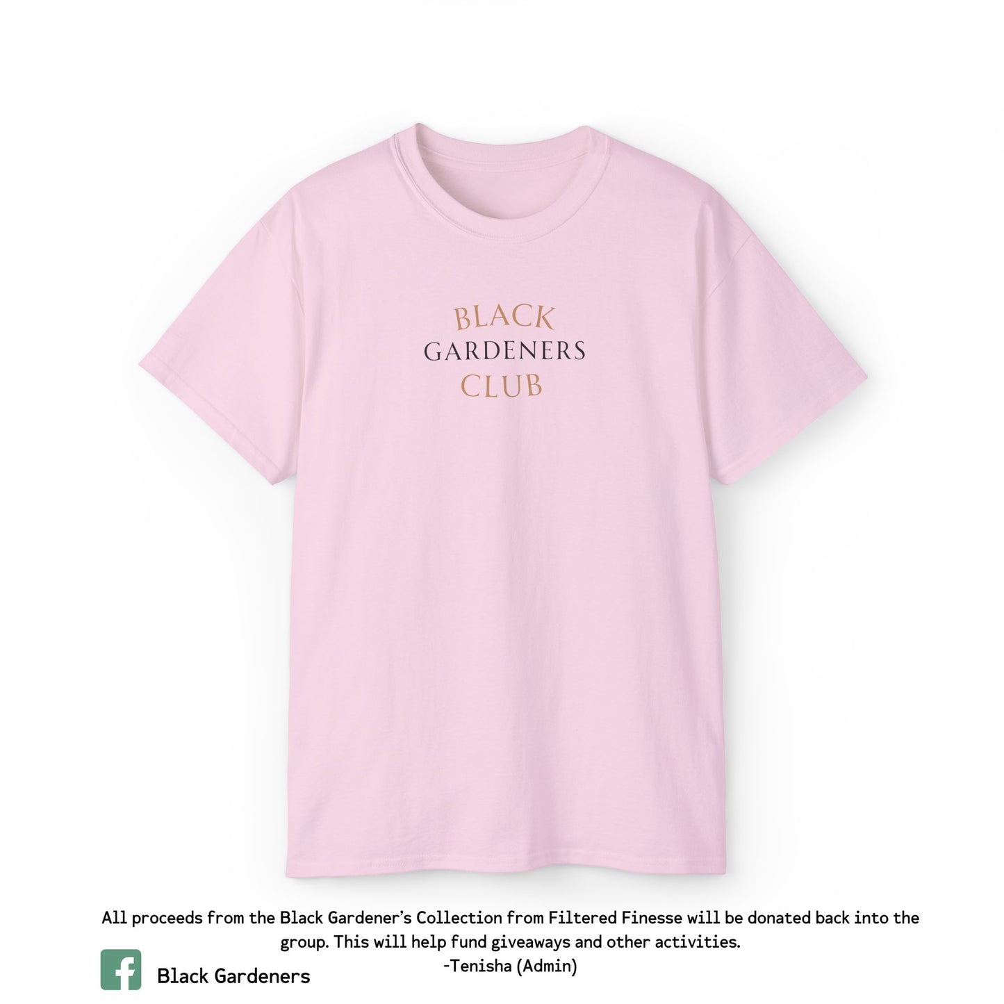 Minimalist Black Garden Club T-Shirt