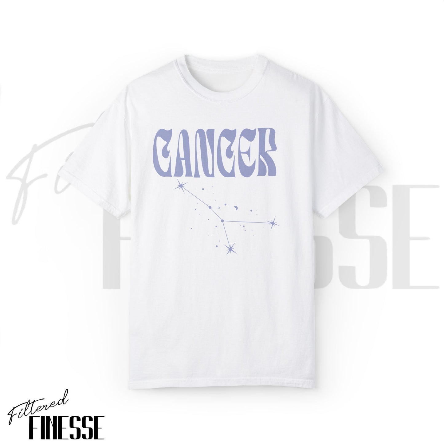 Cancer Comfort Colors T-Shirt | Zodiac Star Sign Birthday