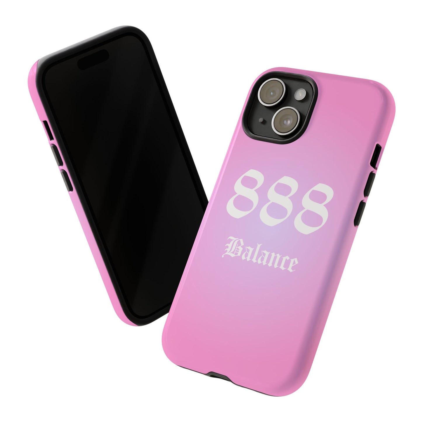 Pink Aura Balance Tough iPhone Case - Unique Phone Cover, Protective Phone Case, Trendy Phone Accessory, Stylish Phone Case, Gift for Her