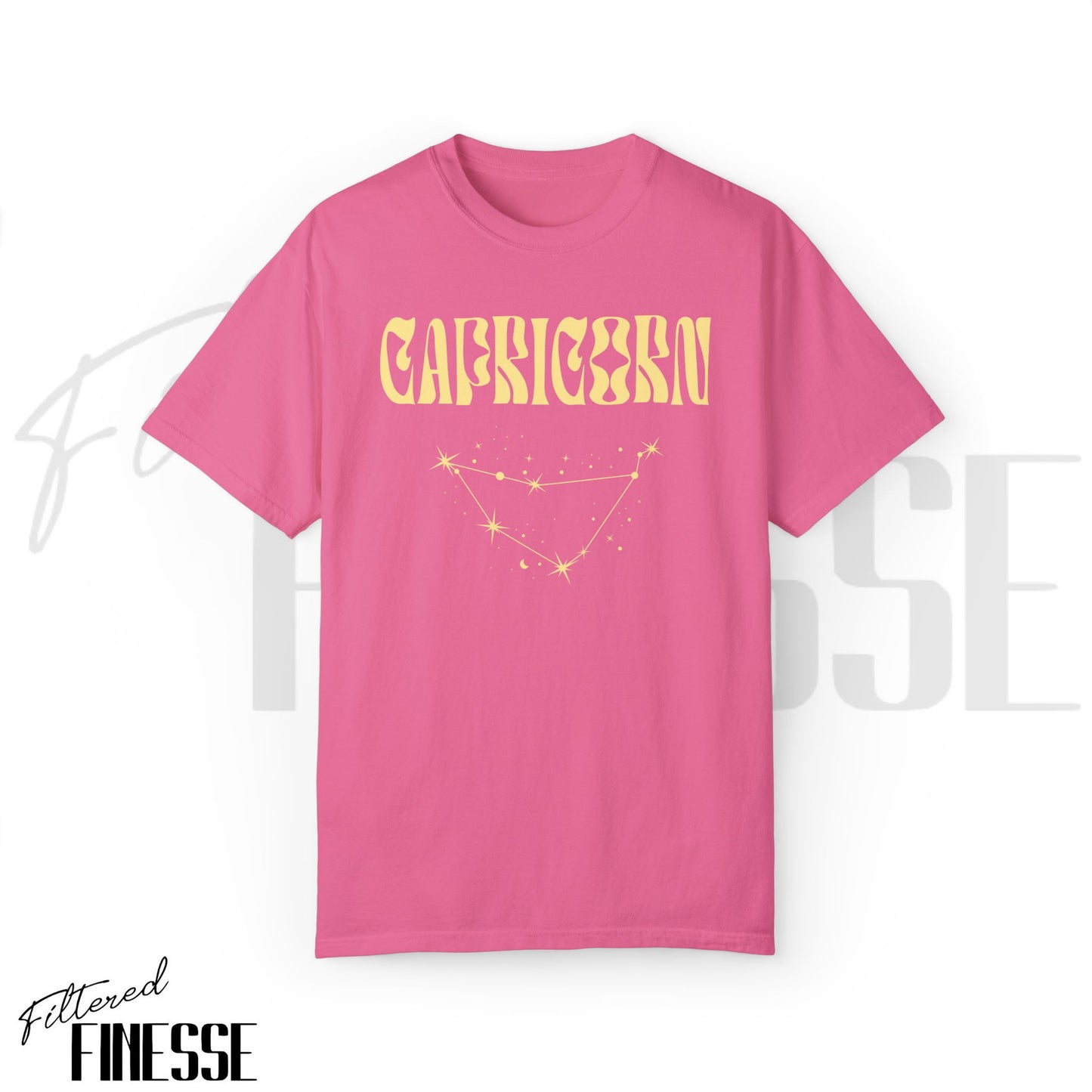 Capricorn Comfort Colors T-Shirt | Zodiac Star Sign Birthday
