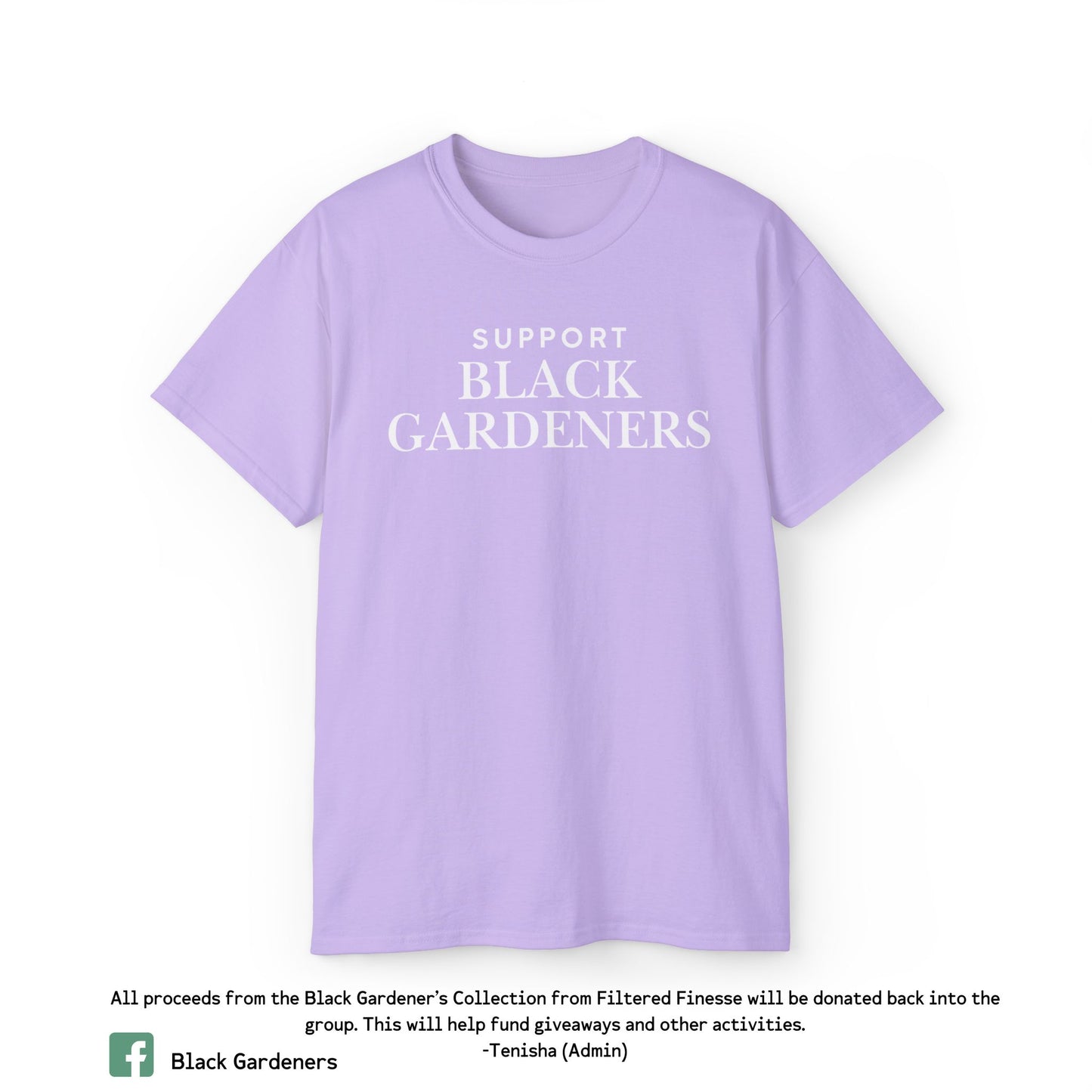 Support Black Gardeners T-Shirt
