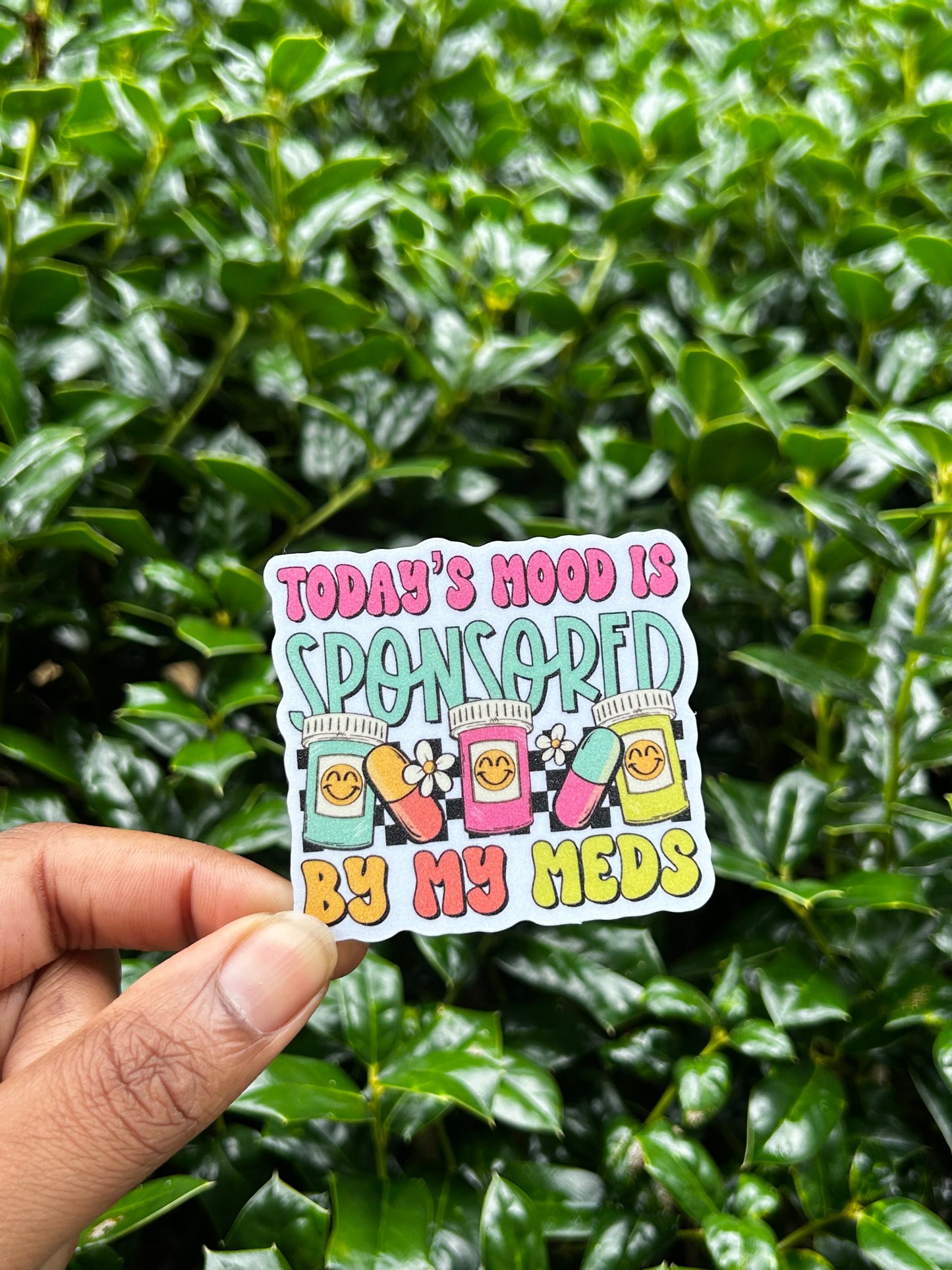 Today’s Mood Sanded Glitter Vinyl Sticker