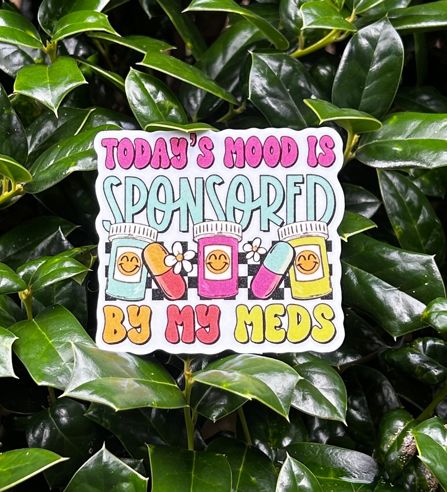Today’s Mood Sanded Glitter Vinyl Sticker