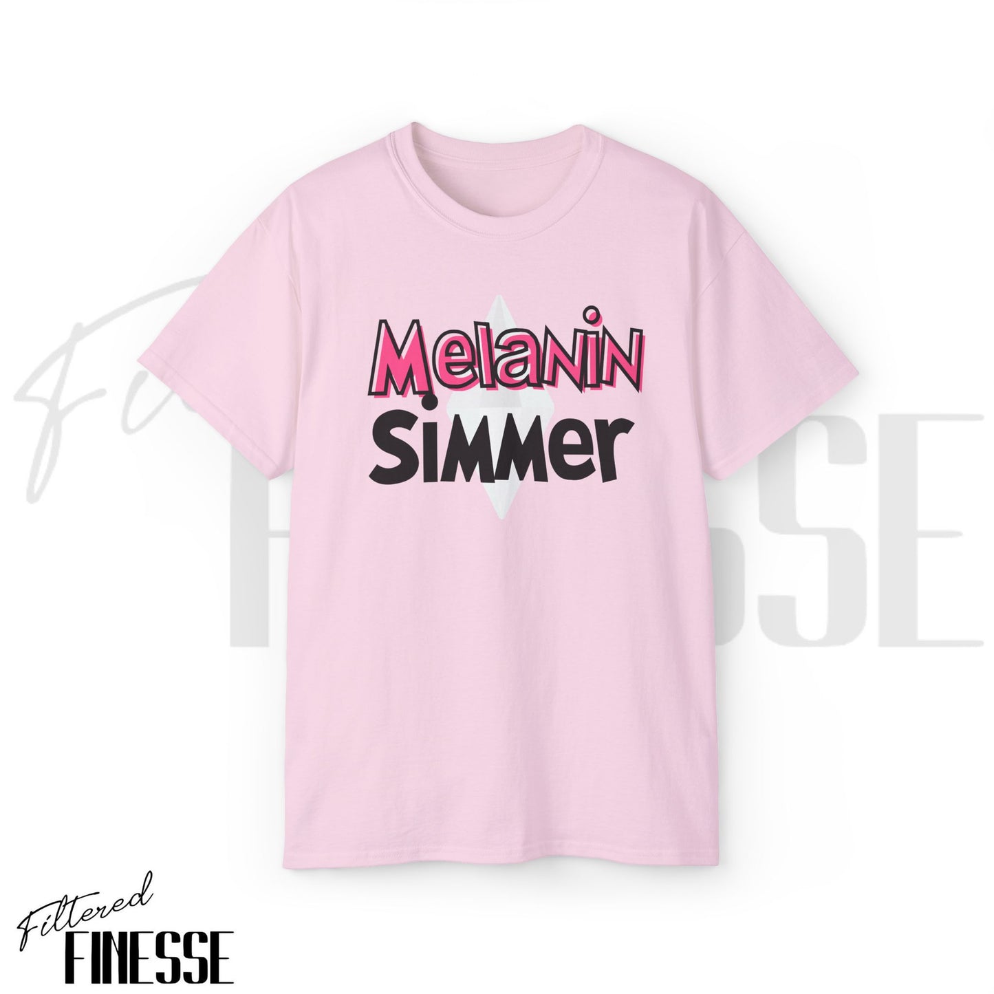 Melanin Simmer Green Plumbob Unisex T-Shirt