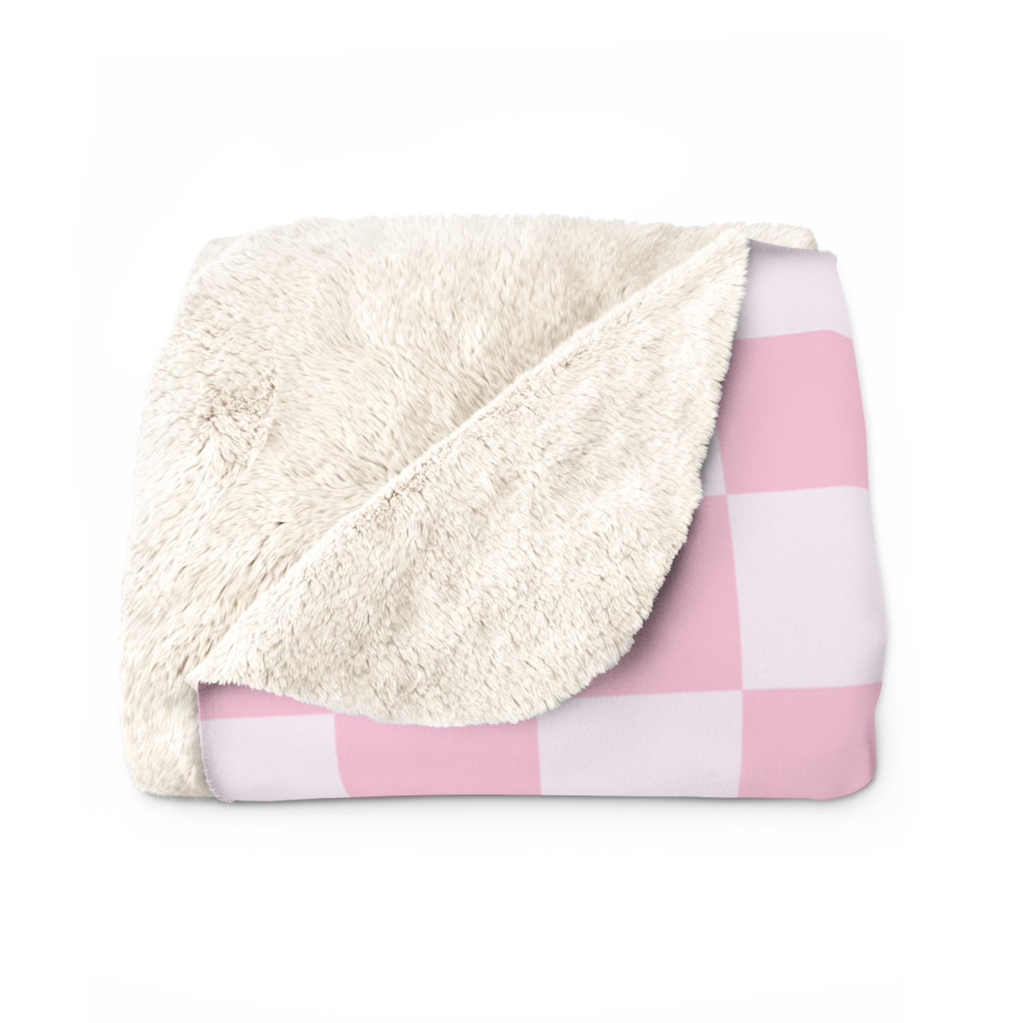 Pink Made to Worship Cozy Sherpa Blanket for HER