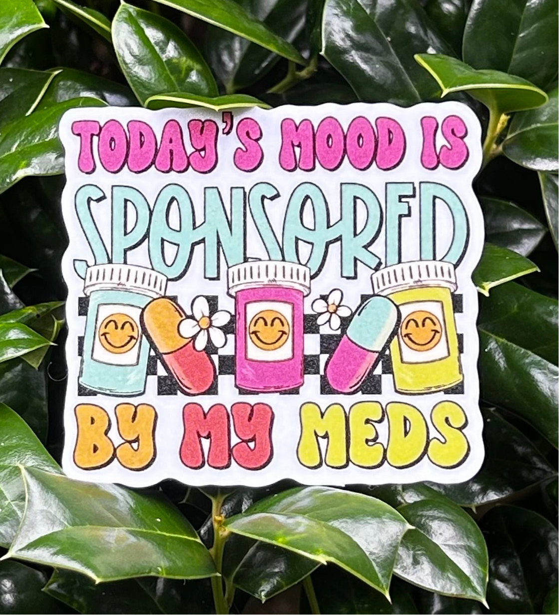 Today’s Mood Sanded Glitter Vinyl Sticker