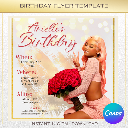 Golden Birthday Event Template