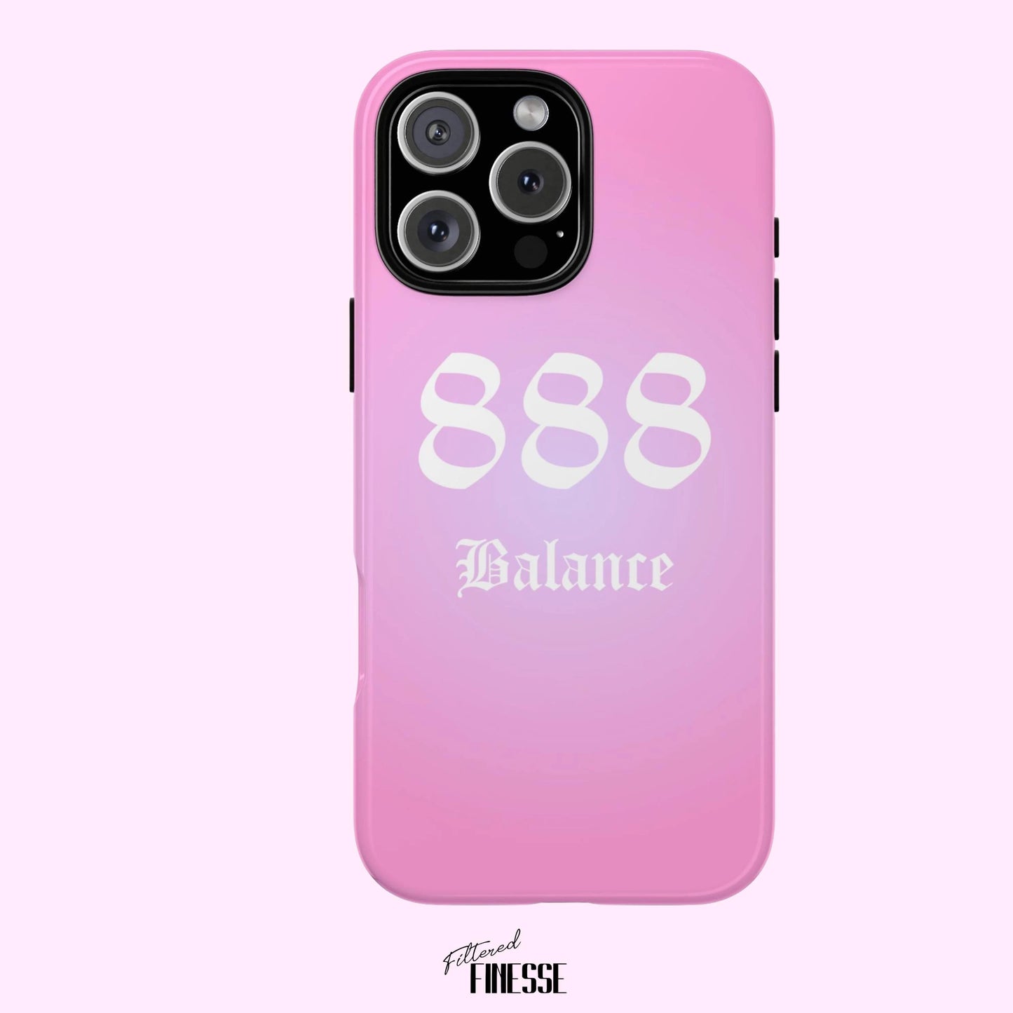 Pink Aura Balance Tough iPhone Case - Unique Phone Cover, Protective Phone Case, Trendy Phone Accessory, Stylish Phone Case, Gift for Her