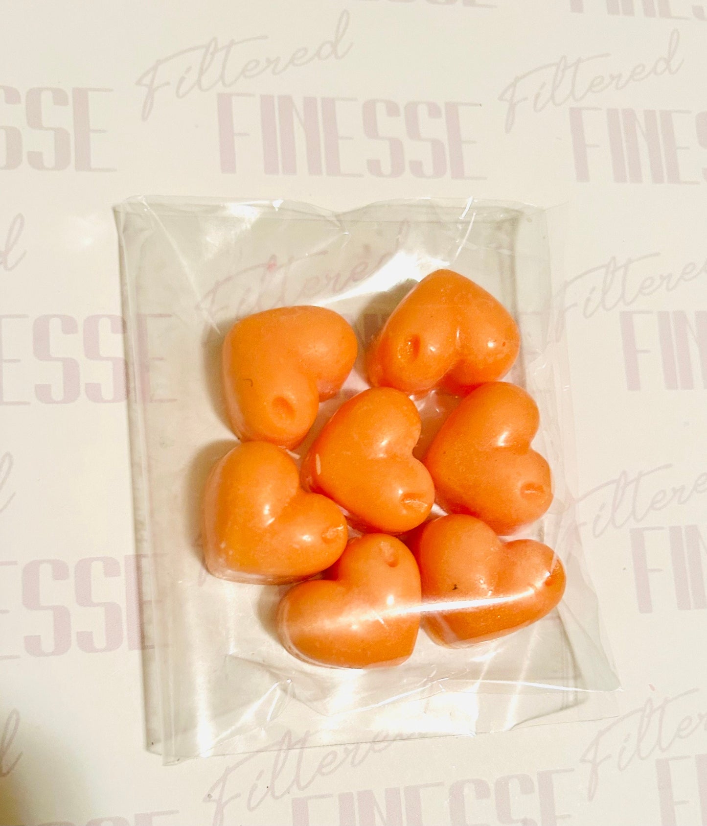 Tropical Sorbet Wax Melt Tart | Flower Heart | Vanilla + Citrus + Coconut