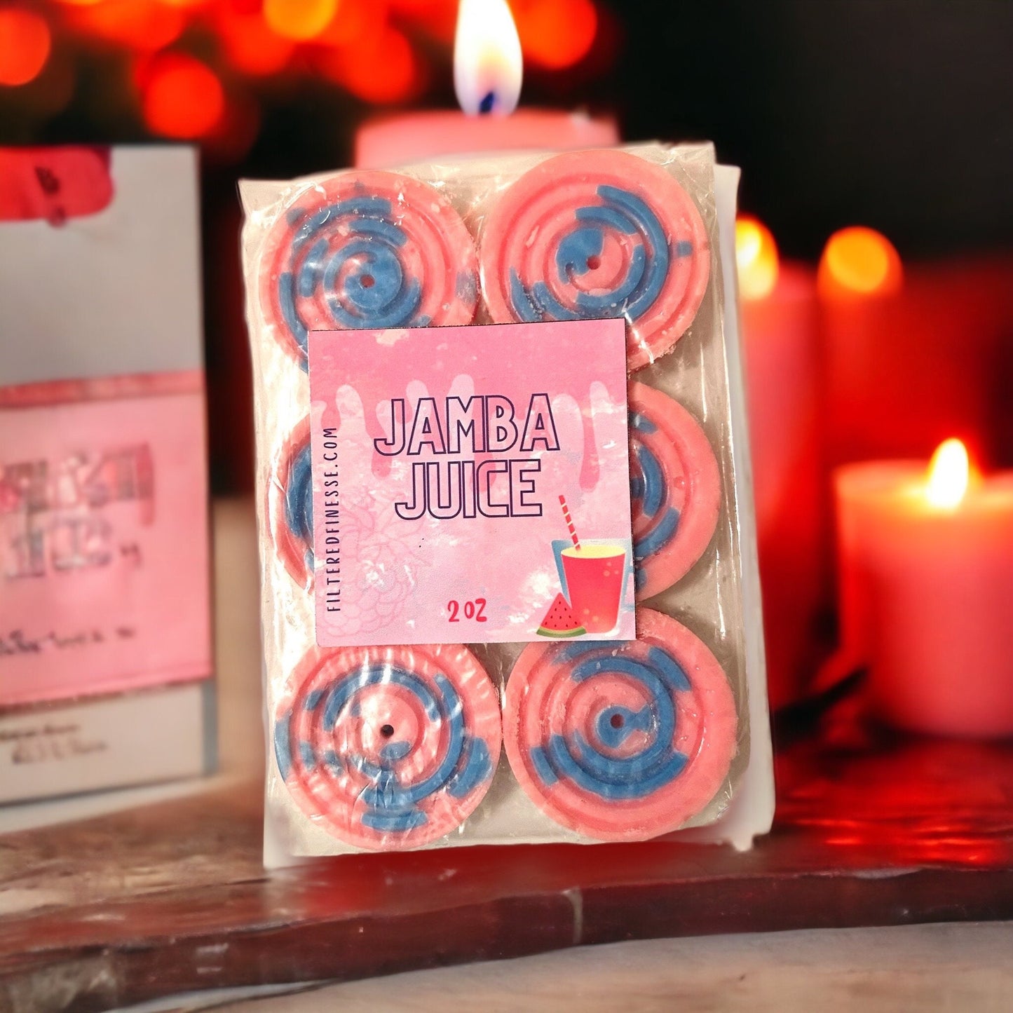 Jamba Juice Wax Melt Tart | Snap Bar | Fruity + Vibrant + Uplifting