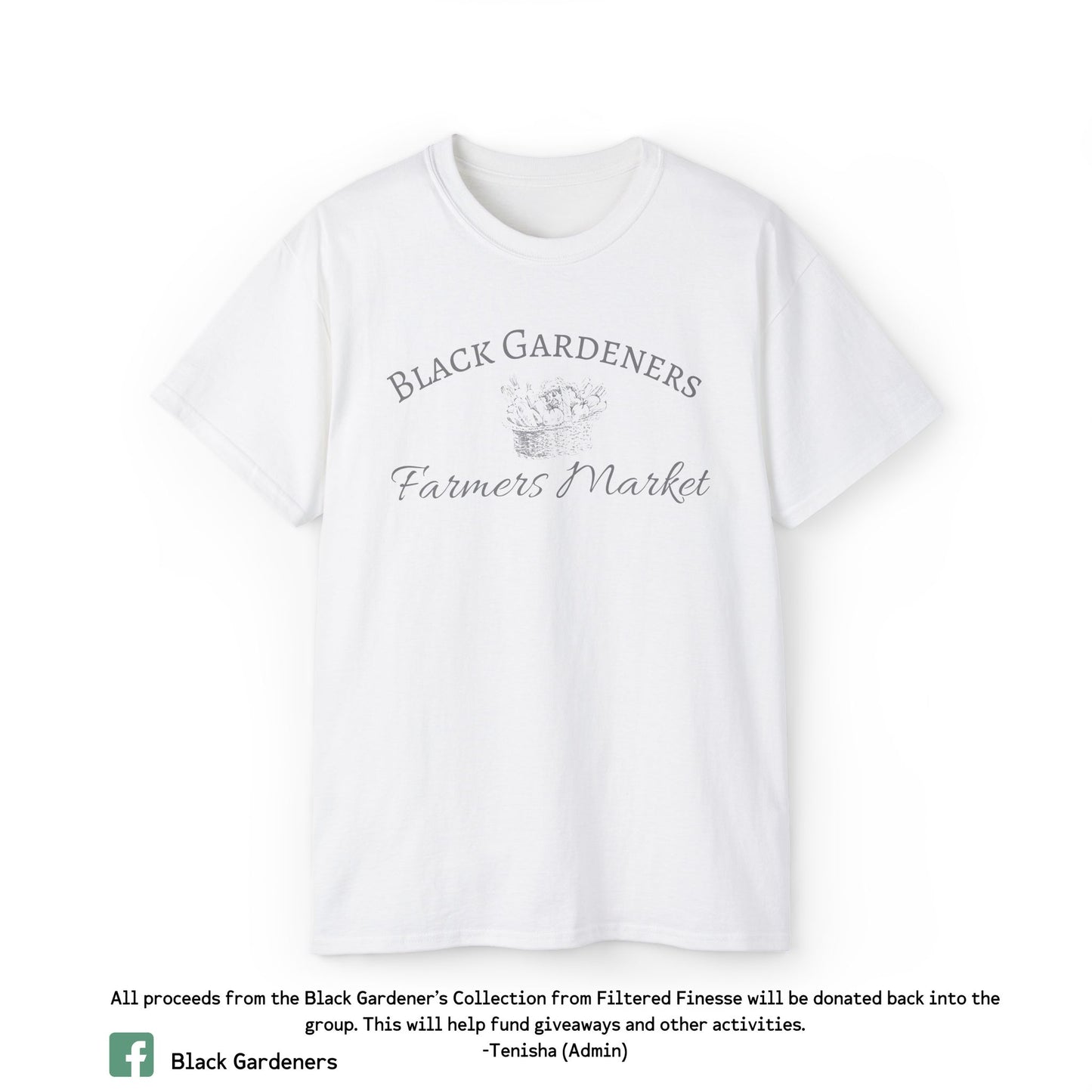 Black Gardeners Farmer's Market T-Shirt