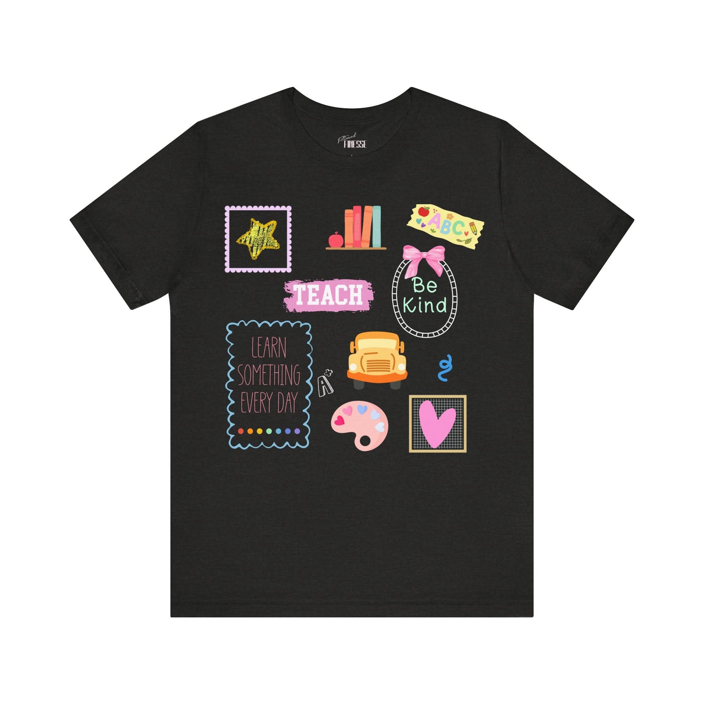 Colorful Teacher Doodle Be Kind T-shirt