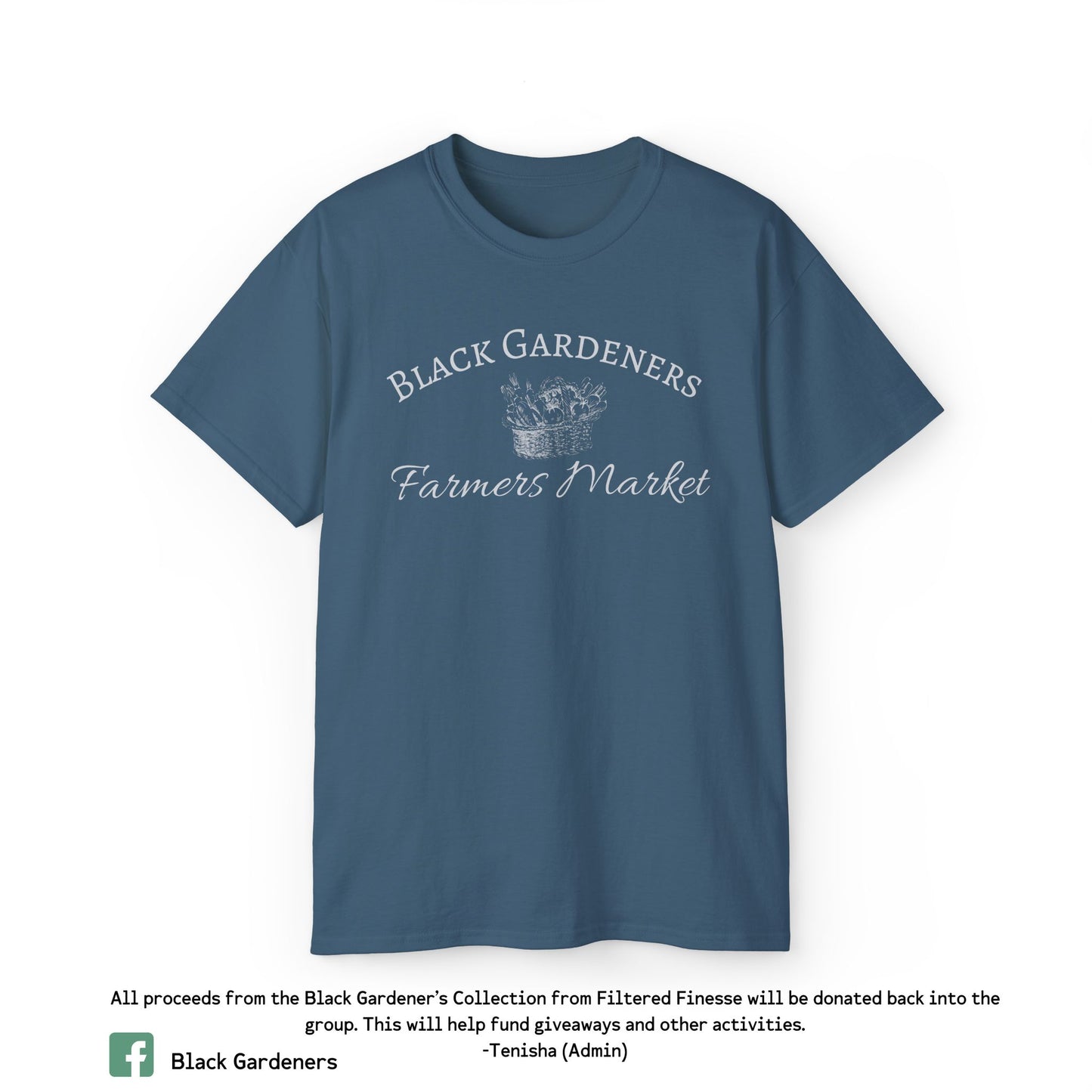 Black Gardeners Farmer's Market T-Shirt