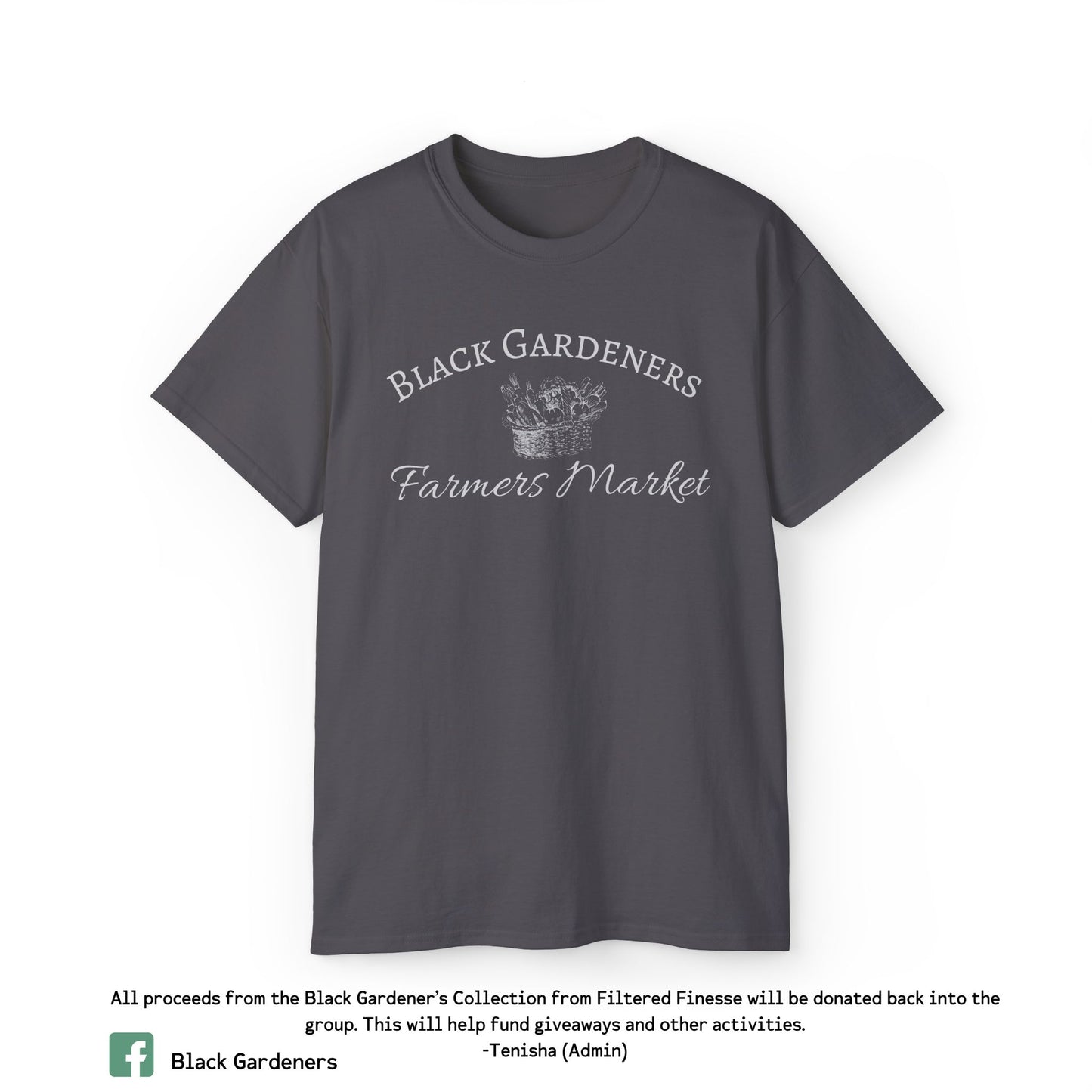 Black Gardeners Farmer's Market T-Shirt