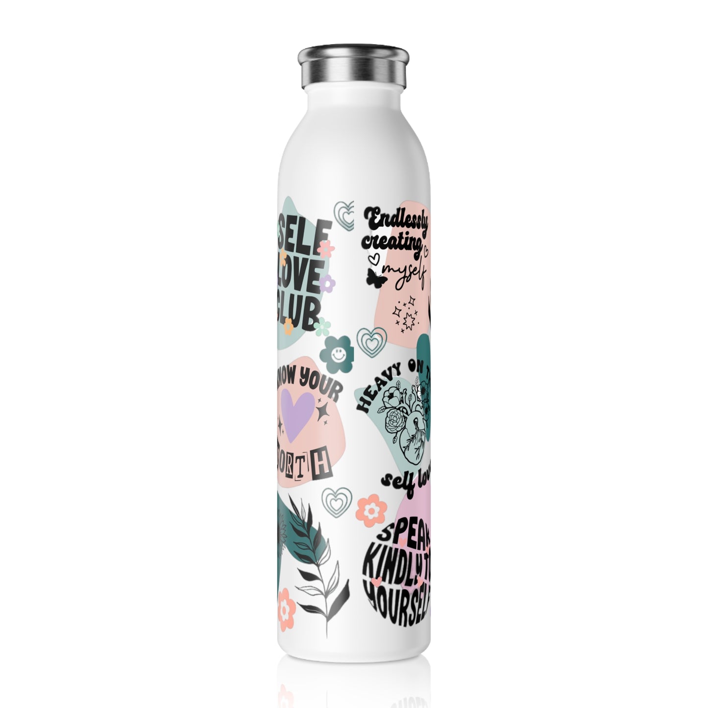 Motivational Insulated Bottle w Lid