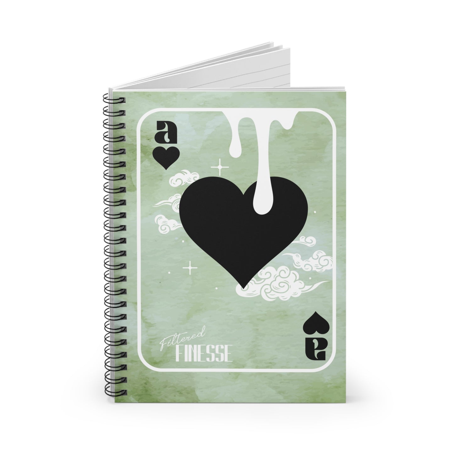 Sage Sky Drippy Ace Notebook