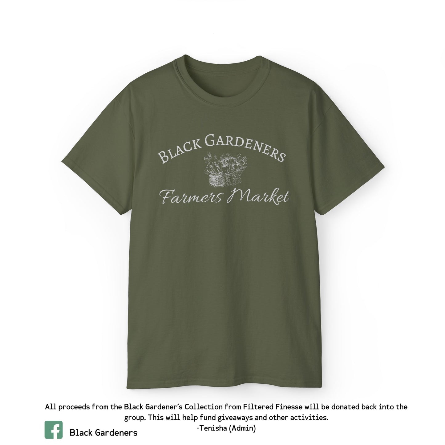 Black Gardeners Farmer's Market T-Shirt
