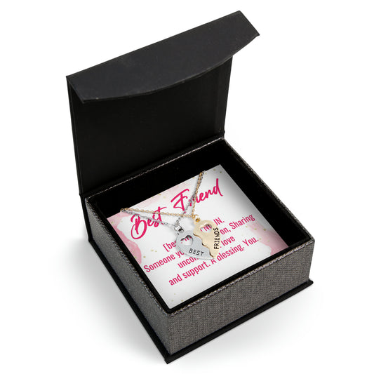 BFF Half Heart Necklace Set