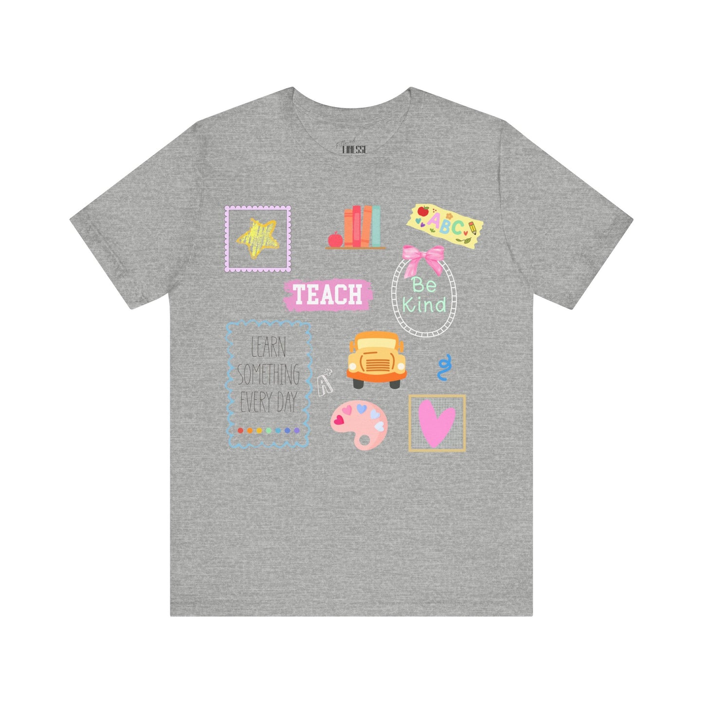 Colorful Teacher Doodle Be Kind T-shirt