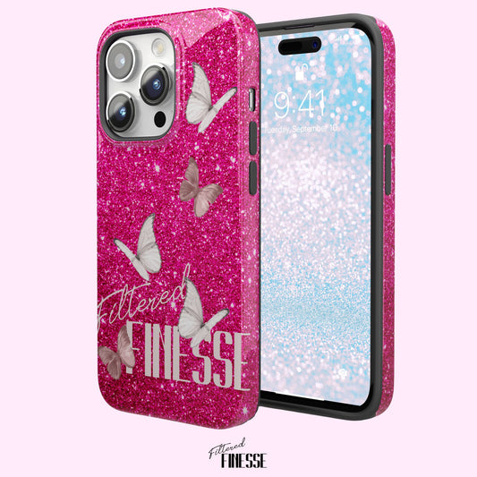 FF Glitter Butterflies Tough Case