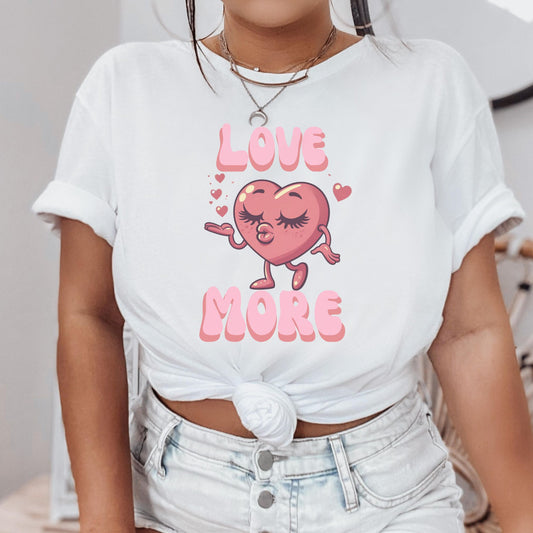 Retro Love More T-Shirt