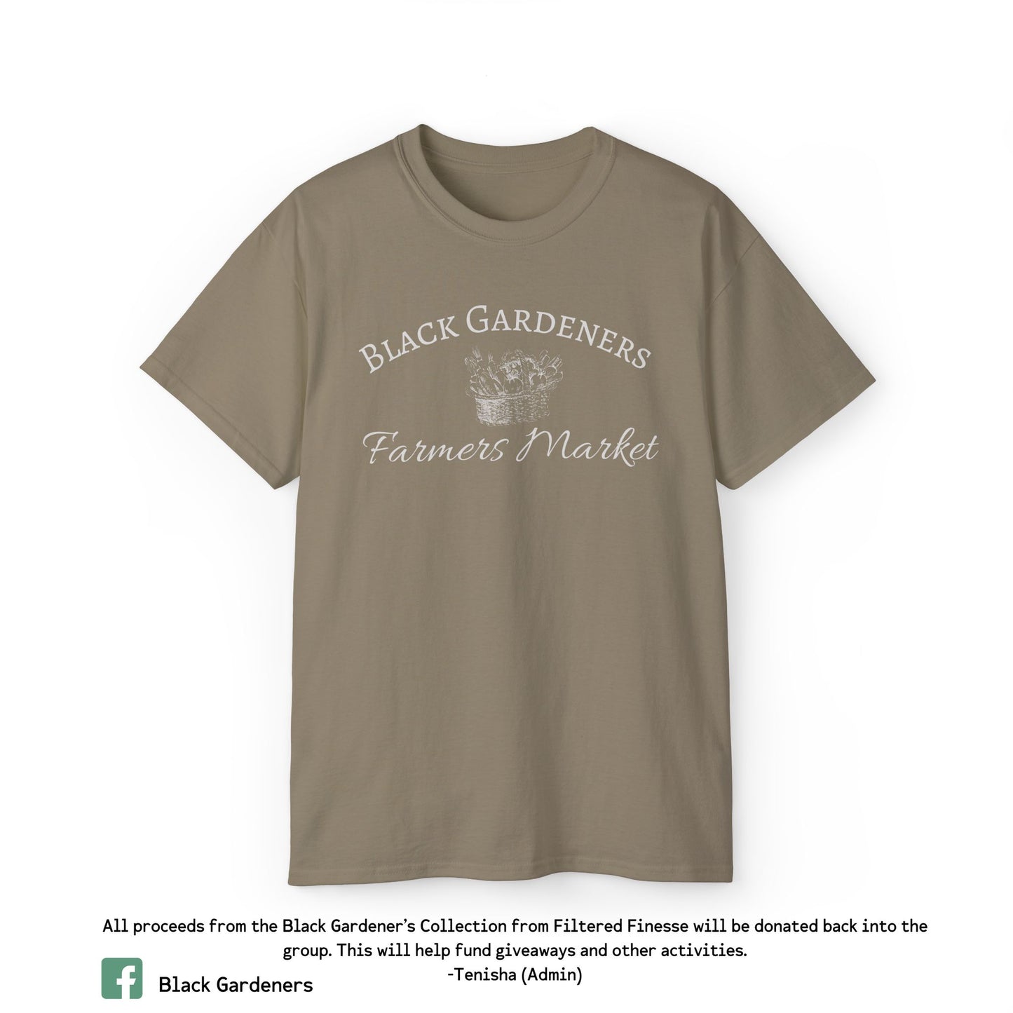 Black Gardeners Farmer's Market T-Shirt
