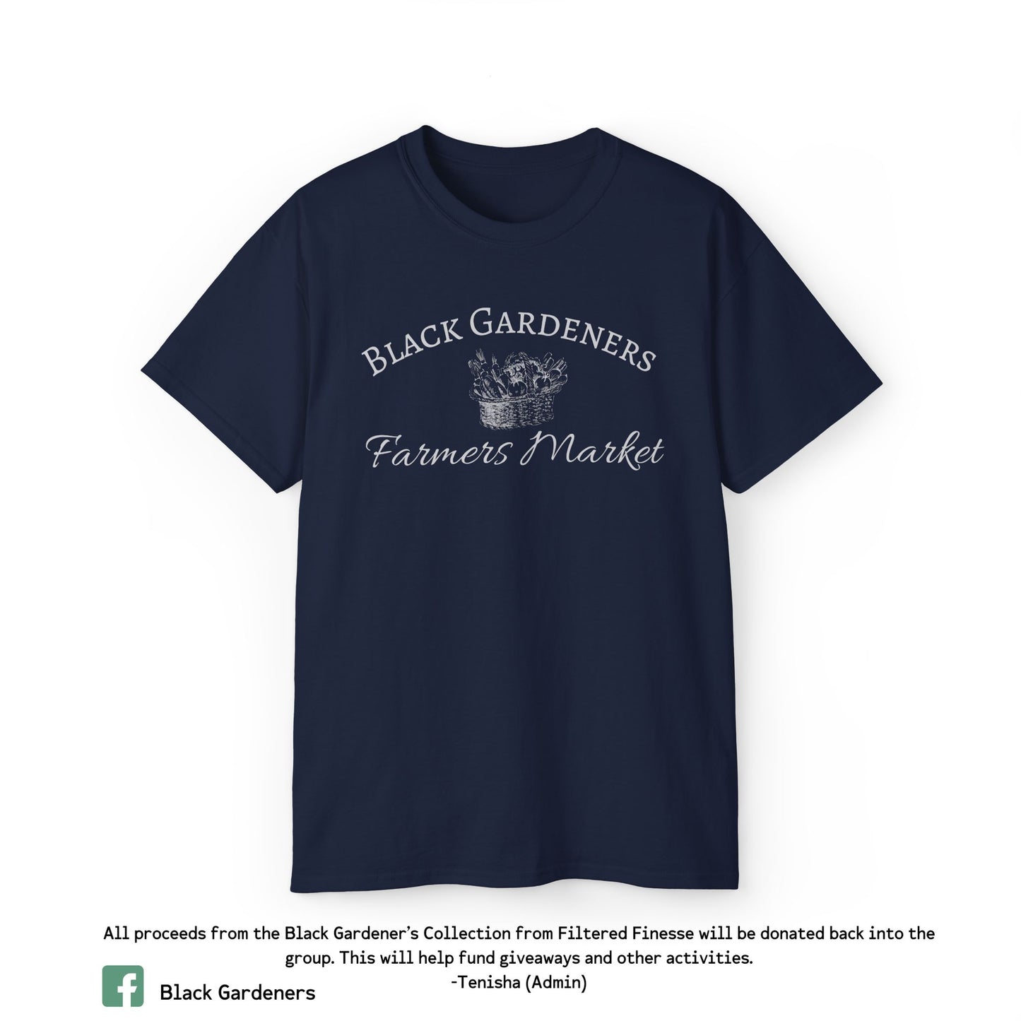 Black Gardeners Farmer's Market T-Shirt