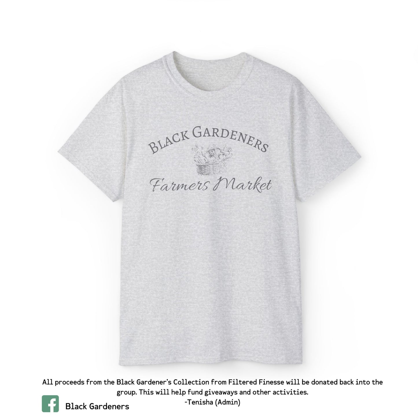 Black Gardeners Farmer's Market T-Shirt