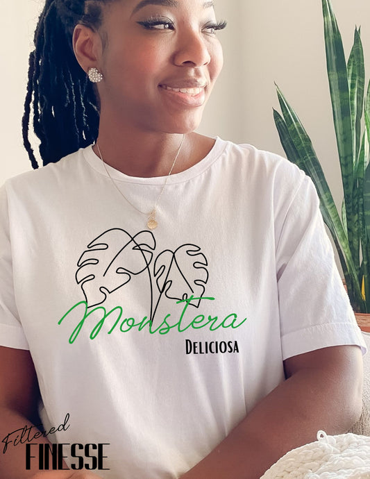 Monstera Delicosia Comfort Colors T-Shirt
