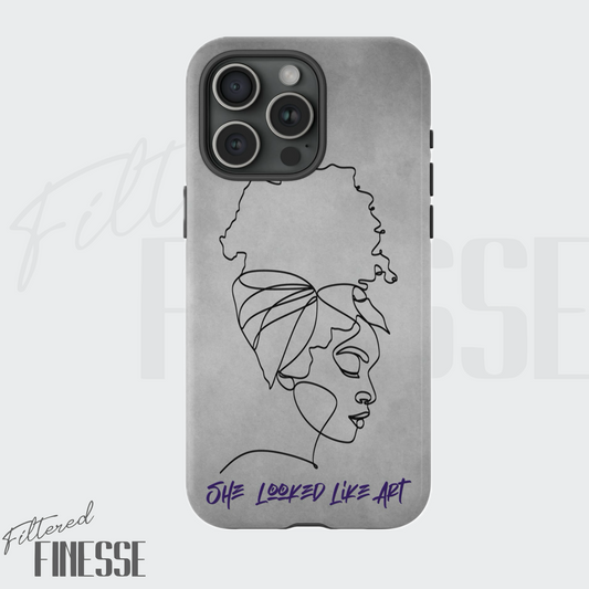 She Looked Like Art Slate Tough Case