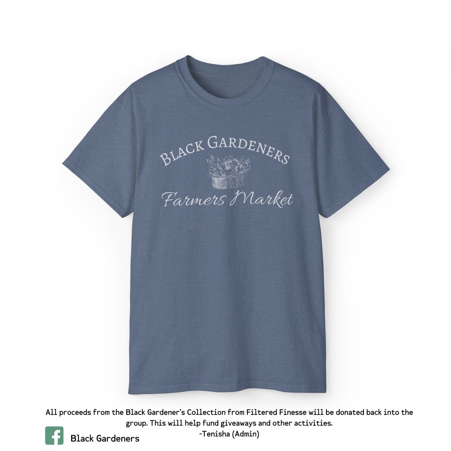 Black Gardeners Farmer's Market T-Shirt