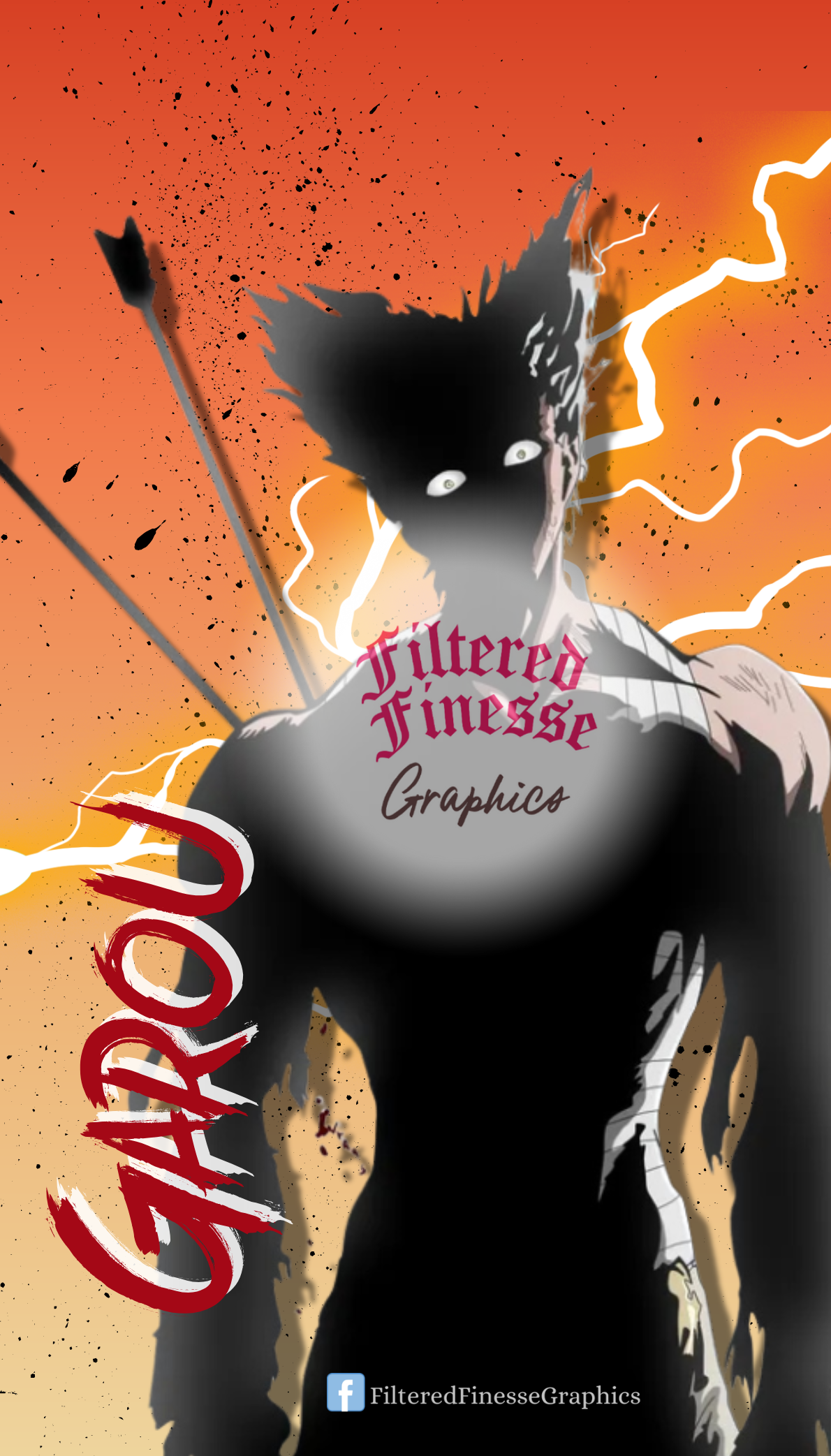 Garou | One-Punch Man Canva Template