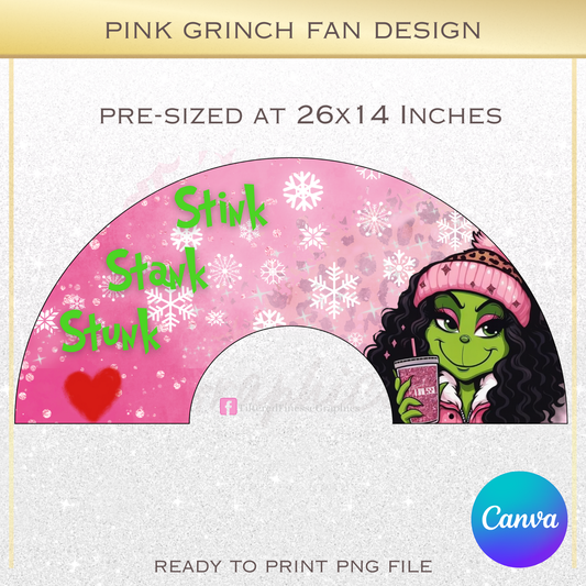 Pink It-Girl Grinch Fan Design